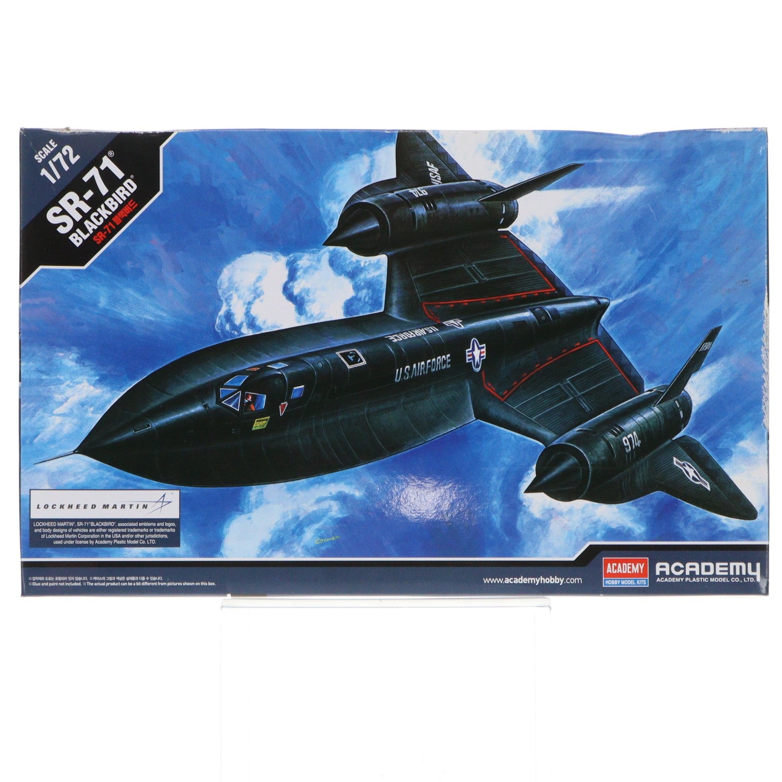 【中古即納】[PTM] 1/72 SR-71 BLACKBIRD(ブラックバード) プラモデル(12582) ACADEMY(アカデミー)(20211015)