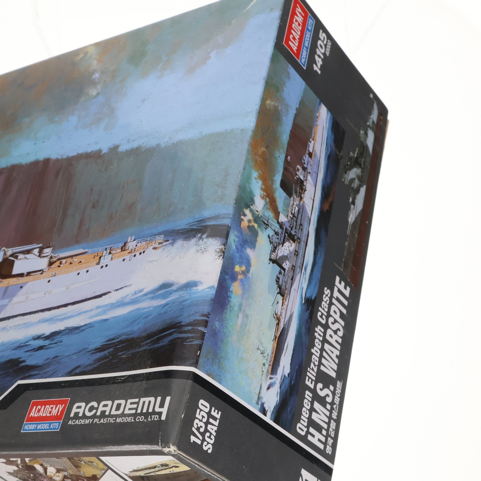 【中古即納】[PTM] 1/350 イギリス海軍 戦艦 HMS ウォースパイト プラモデル(14105) ACADEMY(アカデミー)(20200424)