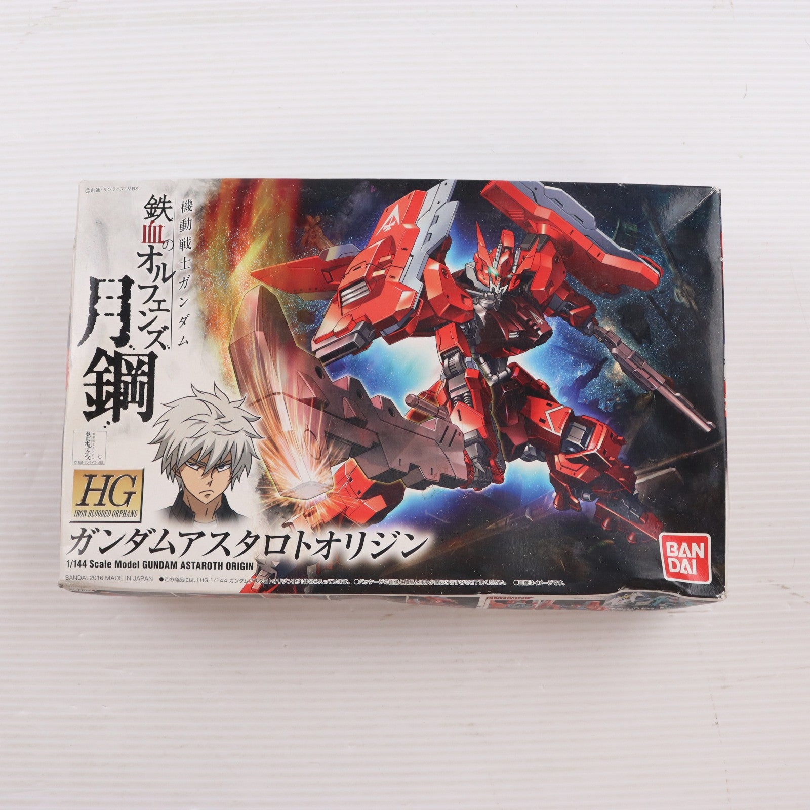 【中古即納】[PTM] HG 1/144 ASW-G-29 ガンダムアスタロトオリジン 機動戦士ガンダム 鉄血のオルフェンズ 月鋼 プラモデル バンダイ(20170929)