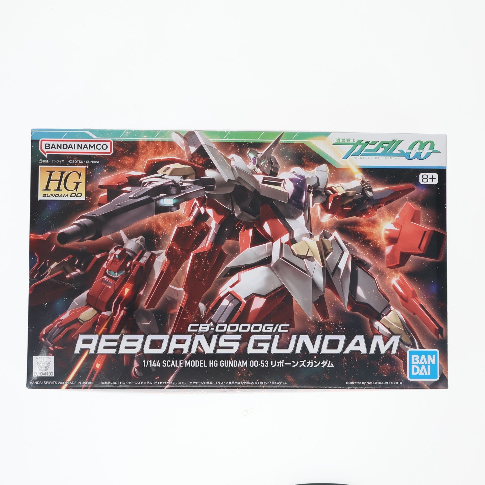 【中古即納】[PTM] HG 1/144 リボーンズガンダム 機動戦士ガンダム00(ダブルオー) プラモデル バンダイスピリッツ(20190531)