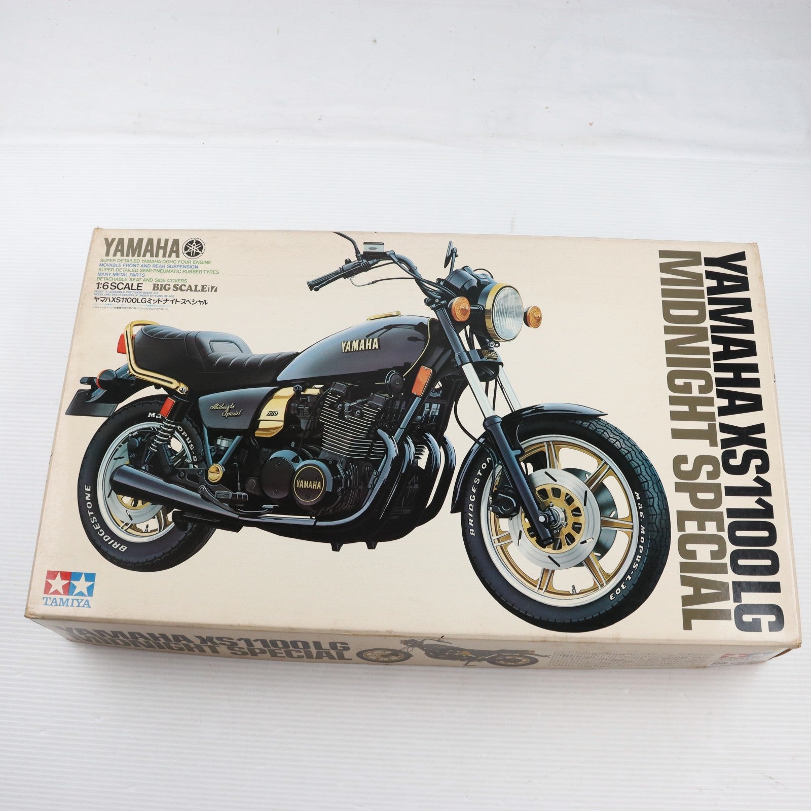 【中古即納】[PTM] オートバイシリーズ No.17 ヤマハXS1100LG ミッドナイト・スペシャル ディスプレイモデル(1617) タミヤ(19991231)