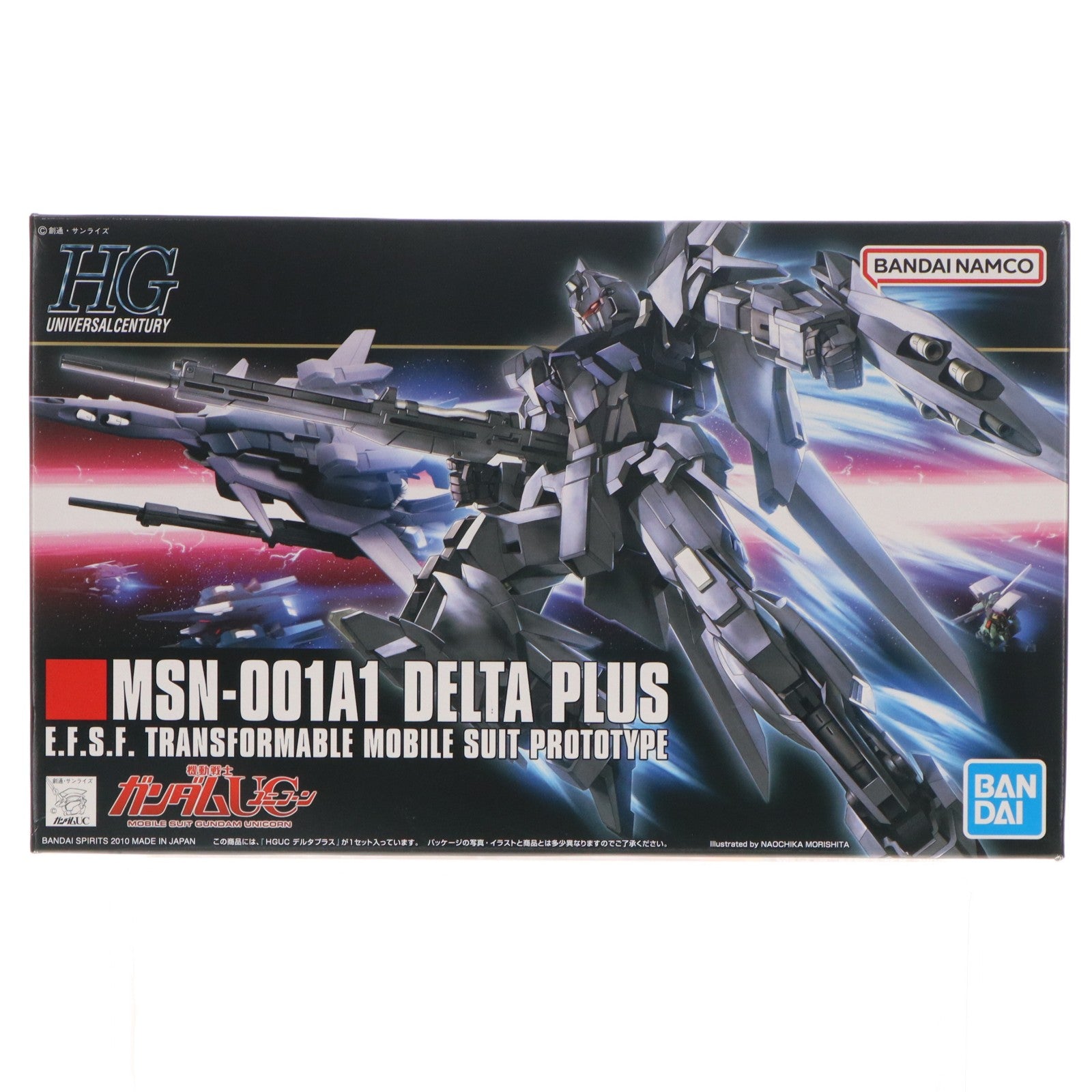 【中古即納】[PTM] (再販) HGUC 1/144 デルタプラス 機動戦士ガンダムUC(ユニコーン) プラモデル バンダイスピリッツ(20241231)