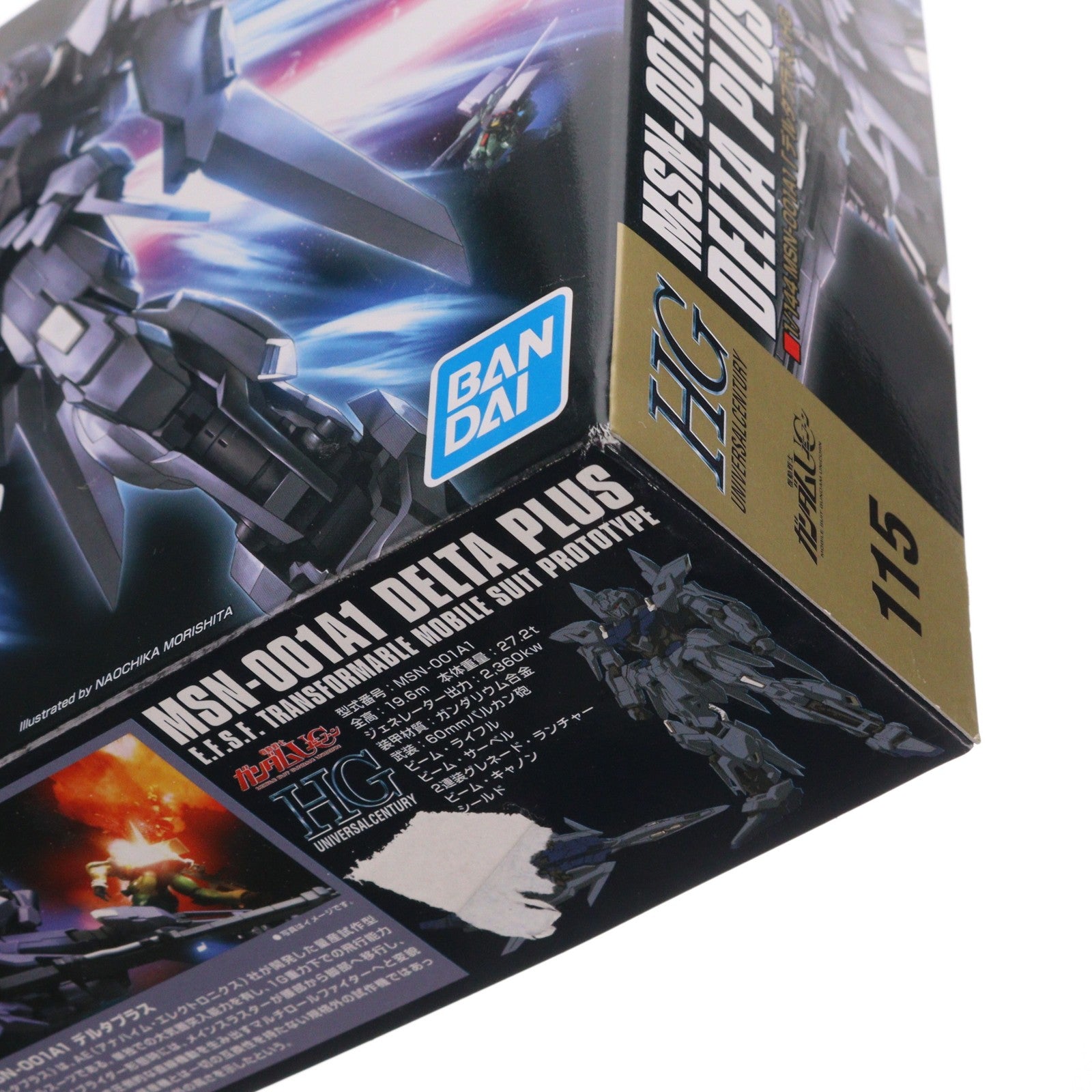 【中古即納】[PTM] (再販) HGUC 1/144 デルタプラス 機動戦士ガンダムUC(ユニコーン) プラモデル バンダイスピリッツ(20241231)