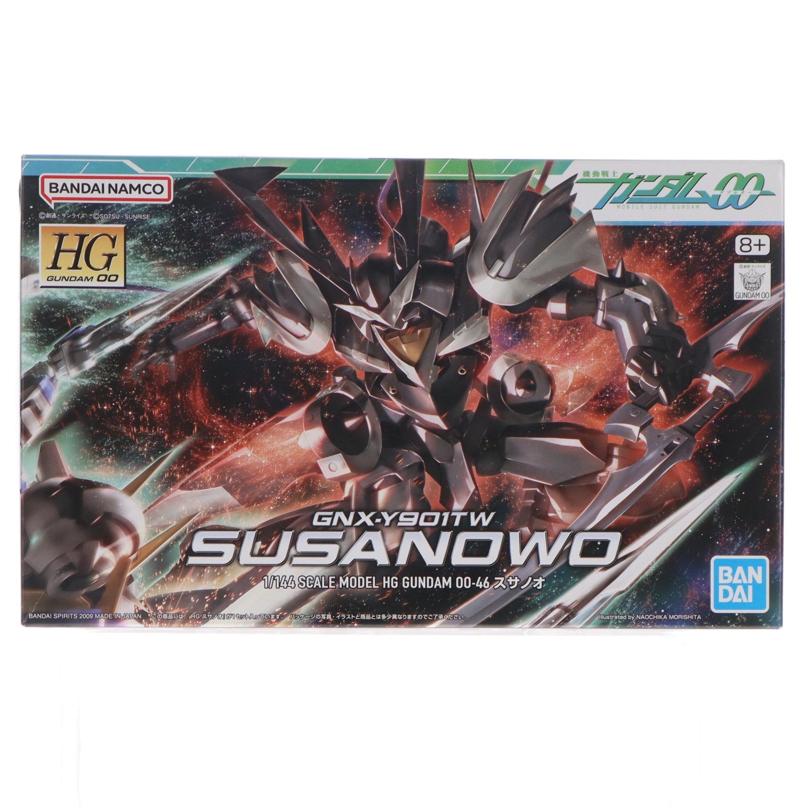 【中古即納】[PTM] (再販) HG 1/144 GNX-Y901TW スサノオ 機動戦士ガンダム00(ダブルオー) プラモデル(5060650) バンダイスピリッツ(20260530)