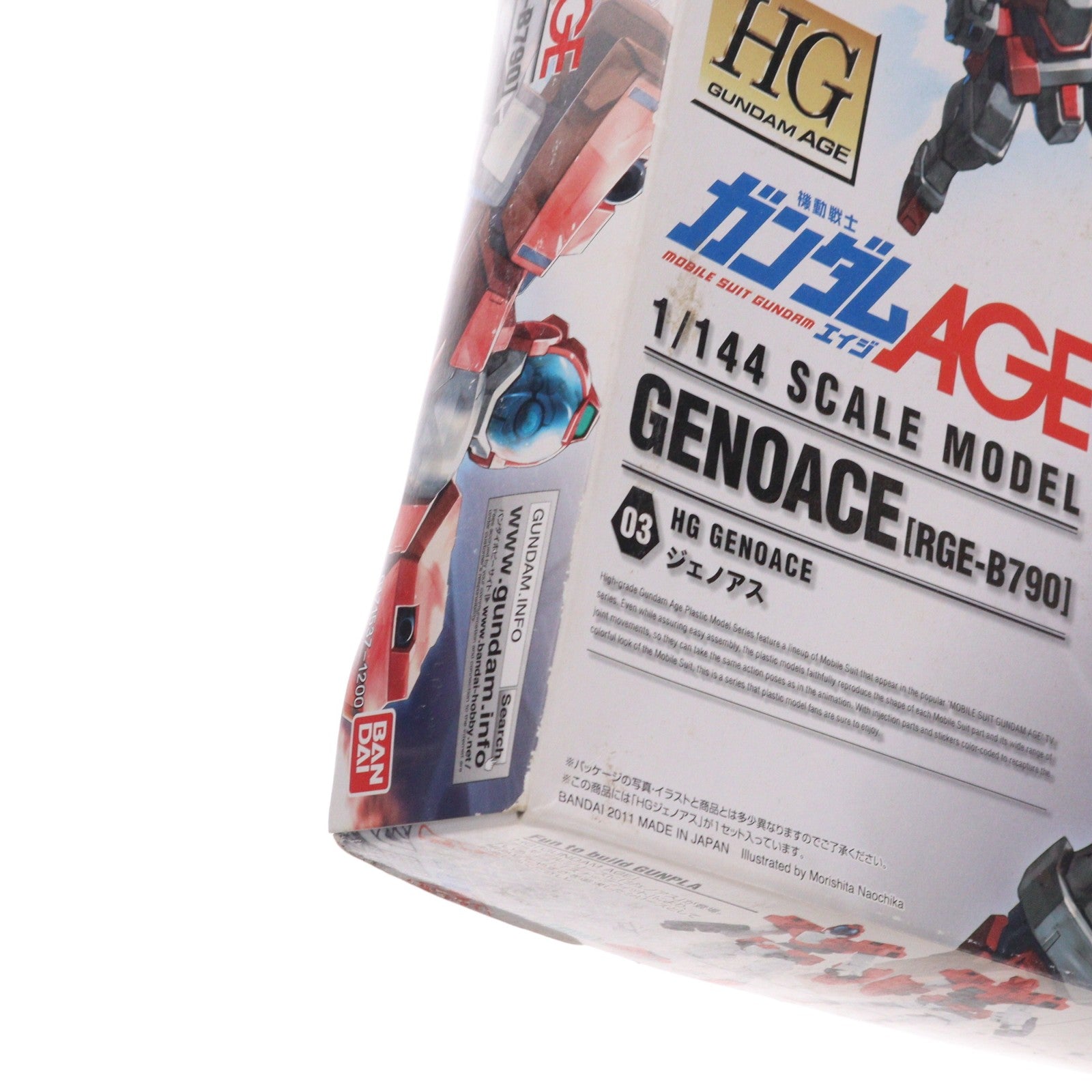 【中古即納】[PTM] HG 1/144 ジェノアス 機動戦士ガンダムAGE(エイジ) プラモデル バンダイ(20111022)
