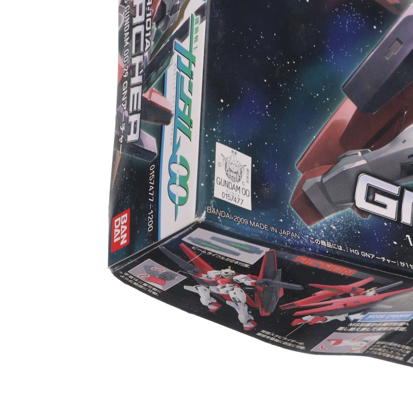 【中古即納】[PTM] HG 1/144 GNR-101A GNアーチャー 機動戦士ガンダム00(ダブルオー) プラモデル(0157477) バンダイ(20170421)