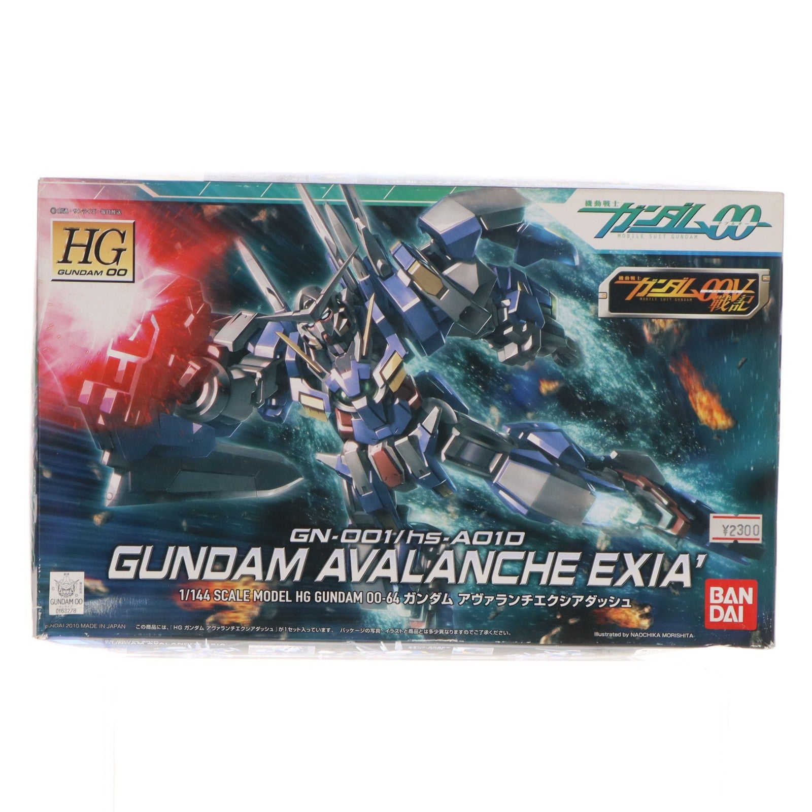【中古即納】[PTM] HG 1/144 GN-001/hs-A010 ガンダム アヴァランチエクシアダッシュ 機動戦士ガンダム00V(ダブルオーブイ)戦記 プラモデル(0163278) バンダイ(20181109)