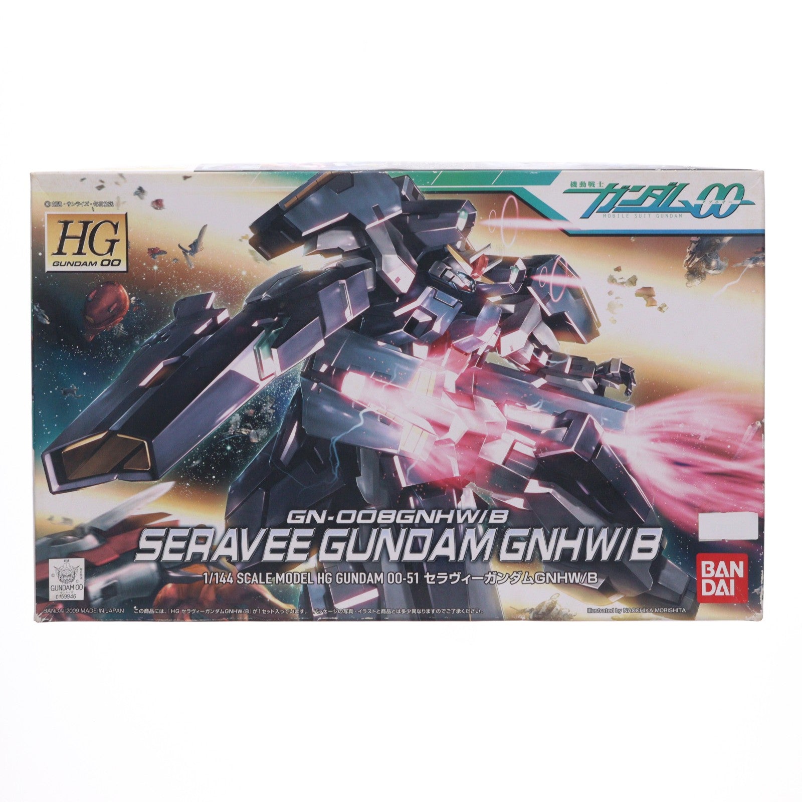 【中古即納】[PTM] HG 1/144 GN-008GNHW/B セラヴィーガンダム GNHW/B 機動戦士ガンダム00(ダブルオー) プラモデル(0159946) バンダイ(20190131)