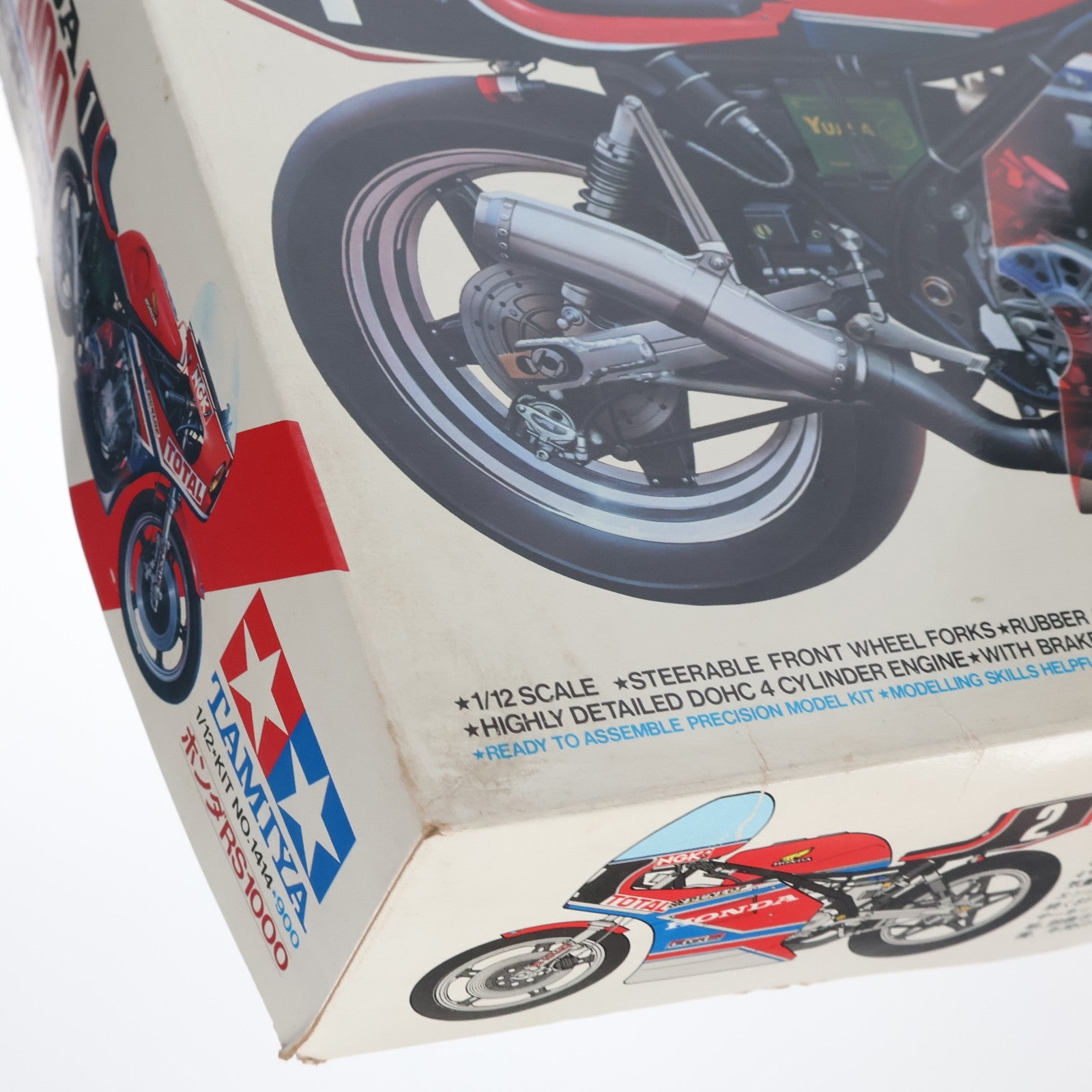 【中古即納】[PTM] オートバイシリーズ No.14 1/12 ホンダRS1000耐久レーサー プラモデル(1414) タミヤ(19991231)