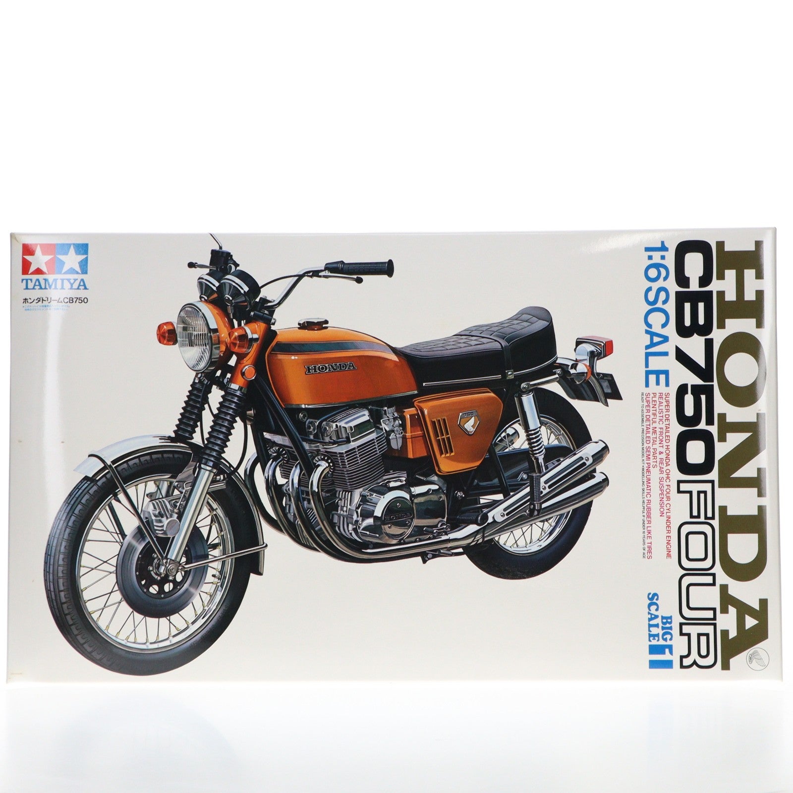 【中古即納】[PTM] ビッグスケールシリーズ No.1 1/6 ホンダ ドリーム CB750 FOUR ディスプレイモデル プラモデル タミヤ(19991231)