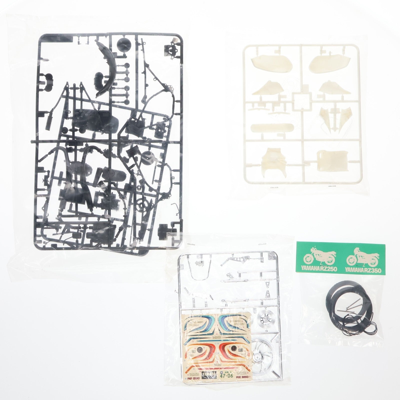 【中古即納】[PTM] オートバイシリーズ No.4 1/12 ヤマハRZ350 プラモデル(1404) タミヤ(19991231)