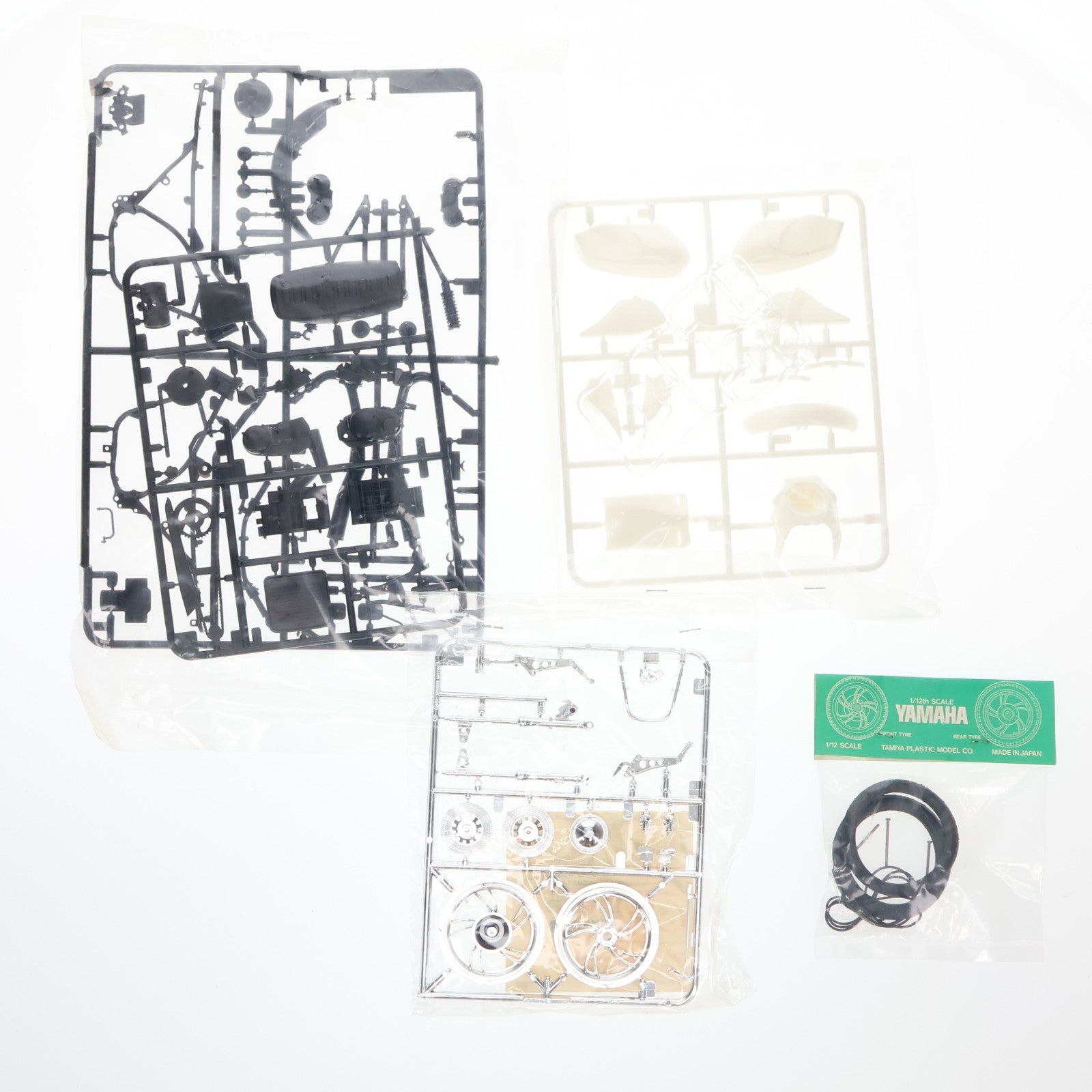 【中古即納】[PTM] オートバイシリーズ No.4 1/12 ヤマハRZ350 プラモデル(1404) タミヤ(19991231)