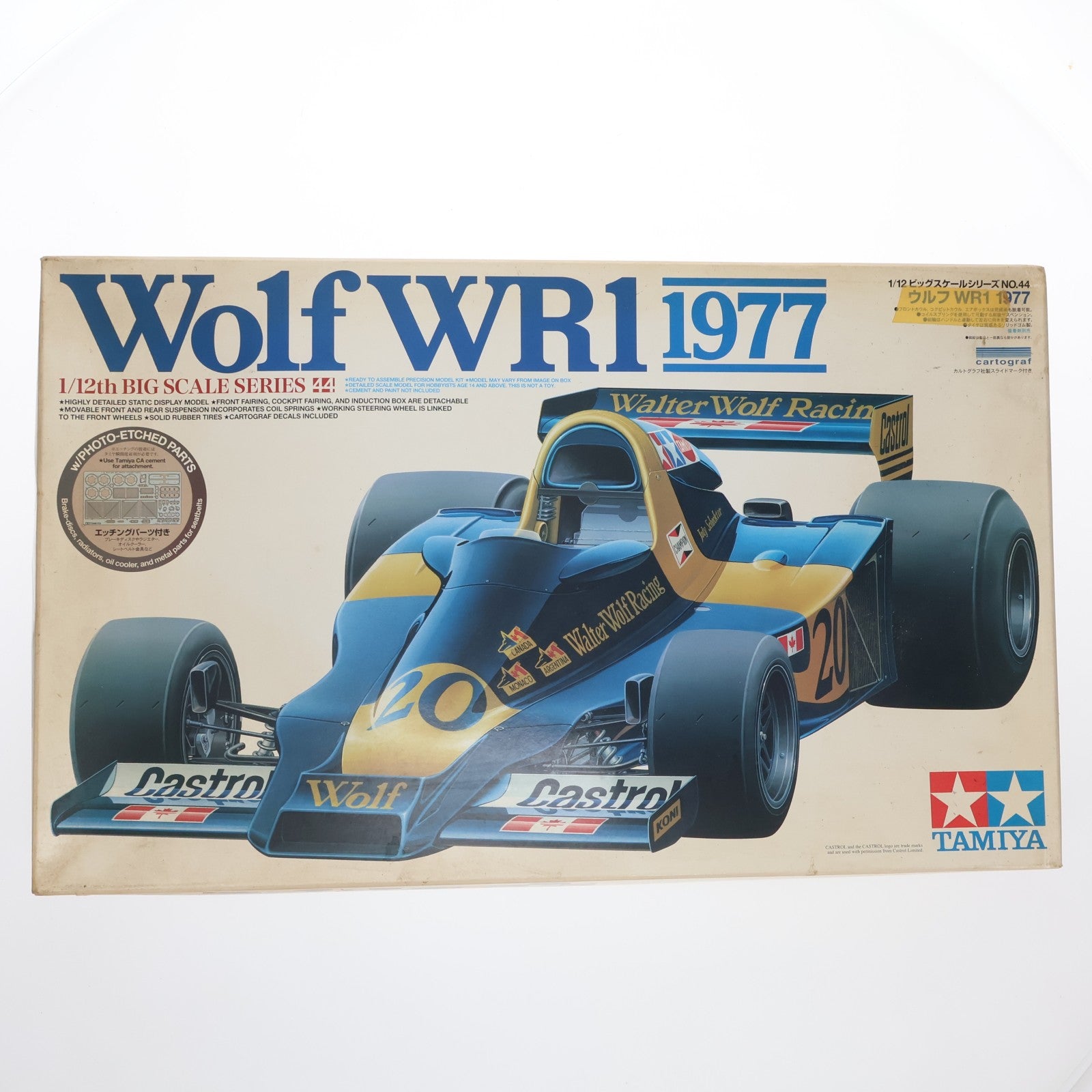 【中古即納】[PTM] ビッグスケールシリーズ No.44 1/12 ウルフWR1 1977 プラモデル(12044) タミヤ(20111007)
