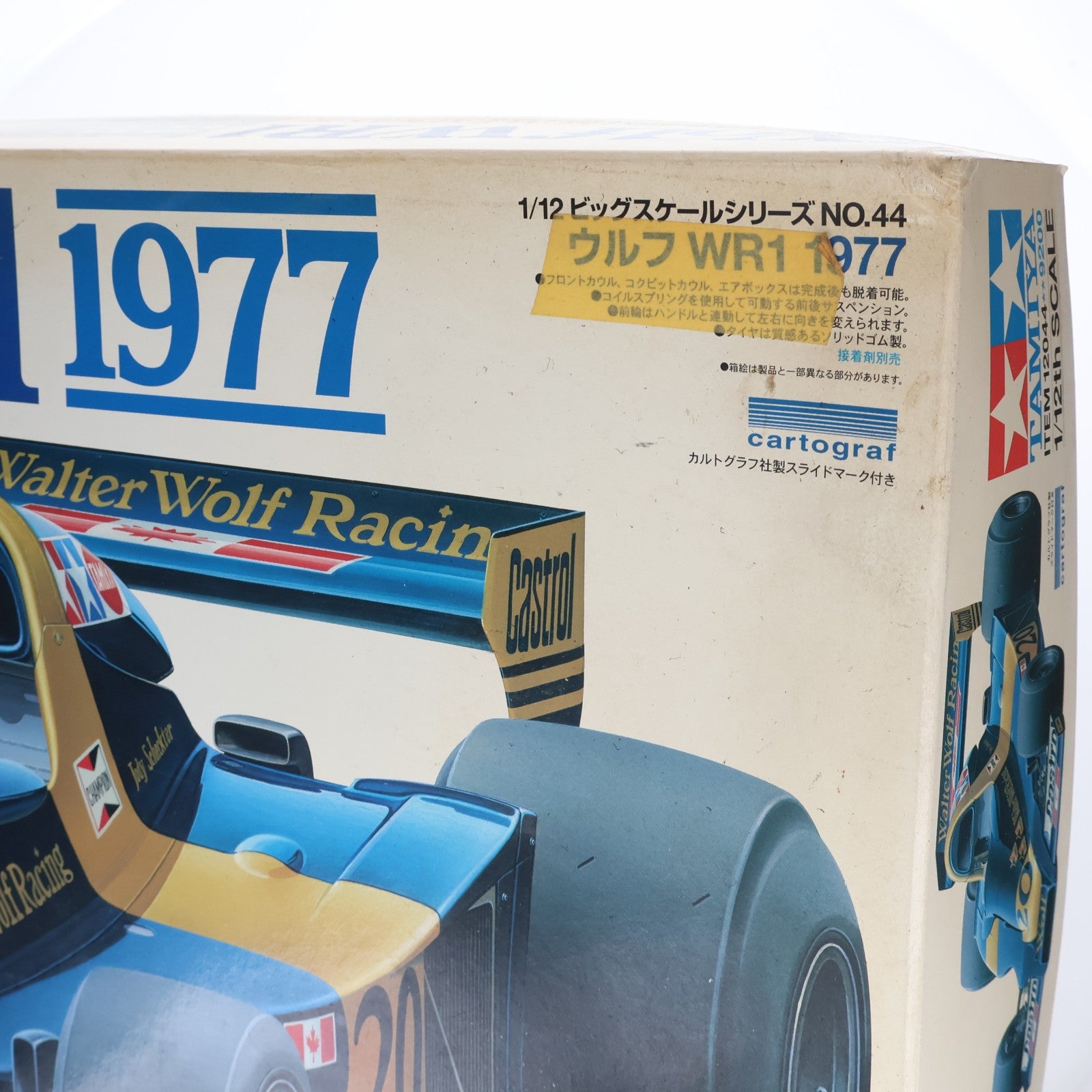 【中古即納】[PTM] ビッグスケールシリーズ No.44 1/12 ウルフWR1 1977 プラモデル(12044) タミヤ(20111007)