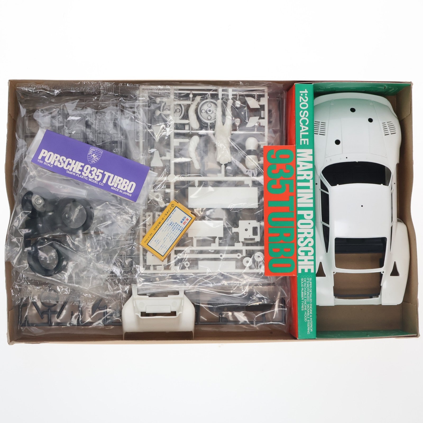 【中古即納】[PTM] グランプリコレクション No.5 1/20 マルティーニ ポルシェ 935ターボ モーターライズキット プラモデル(20005) タミヤ(19991231)