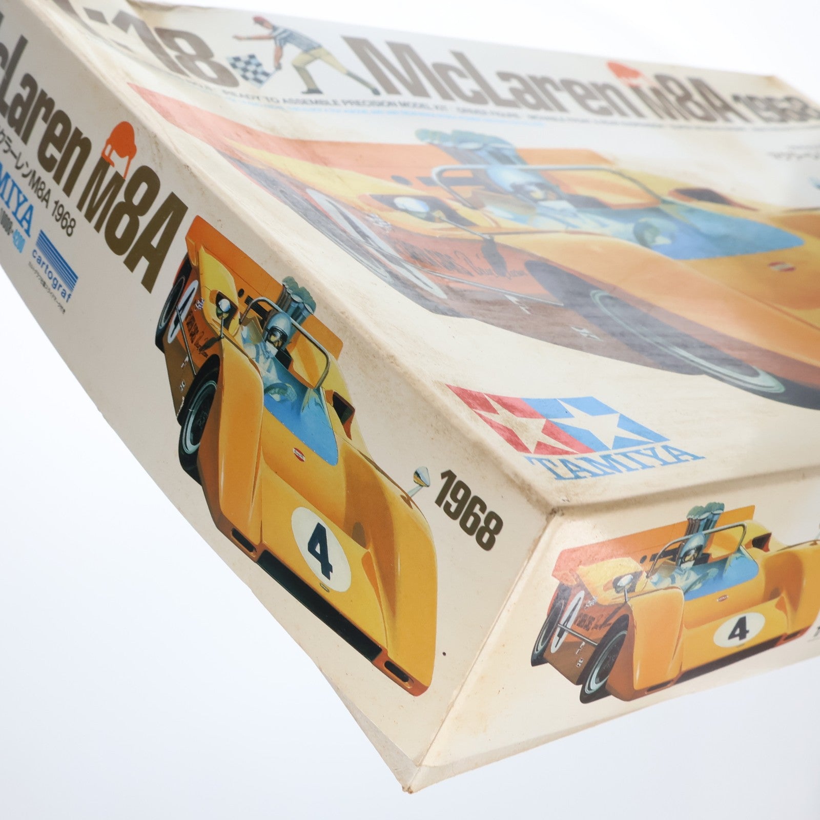 【中古即納】[PTM] チャレンジャーシリーズ No.8 1/18 マクラーレン M8A 1968 ディスプレイモデル プラモデル(10008) タミヤ(20131102)