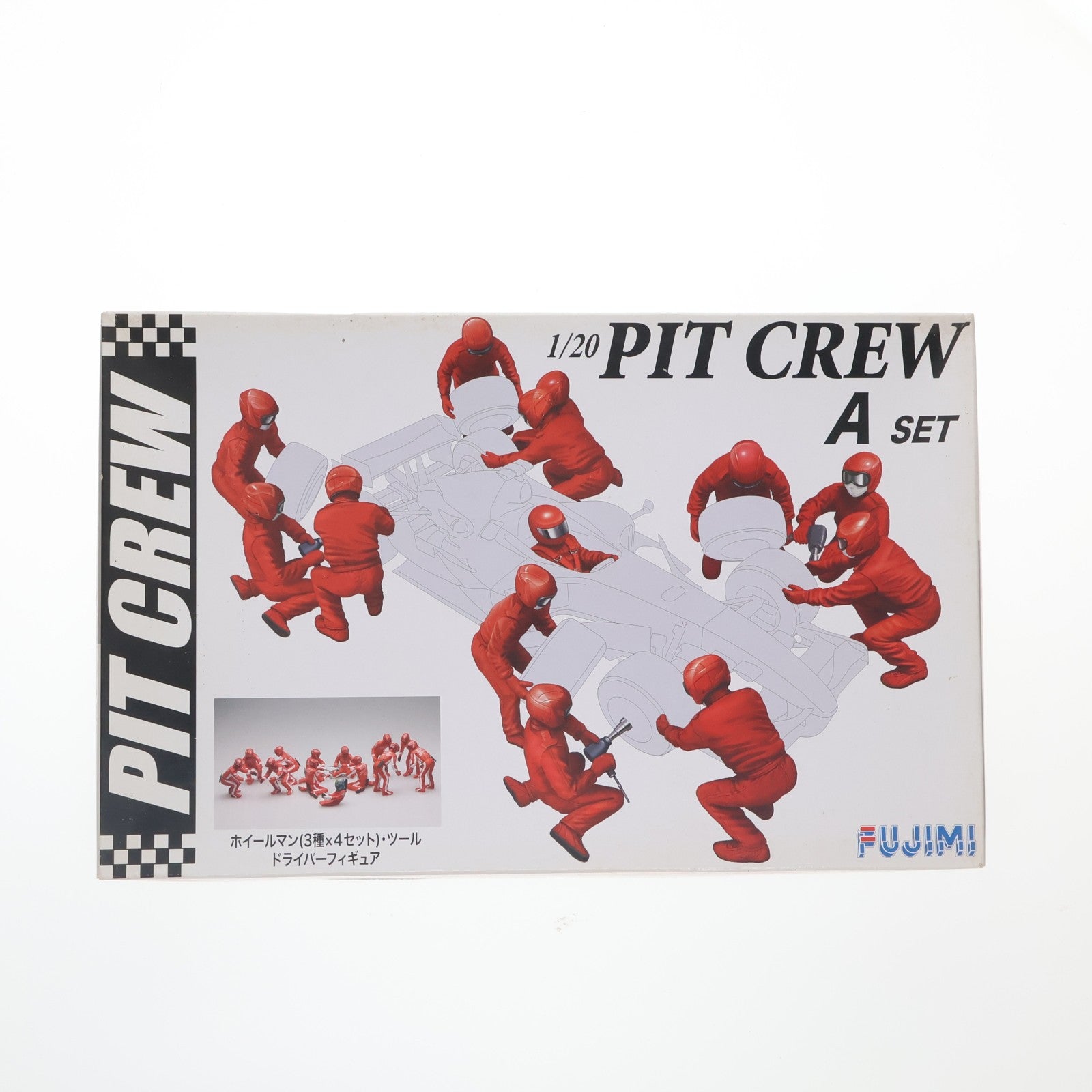 【中古即納】[PTM] ガレージ&ツールシリーズ No.20 1/20 ピットクルーAセット プラモデル(112442) フジミ模型(FUJIMI)(20190301)