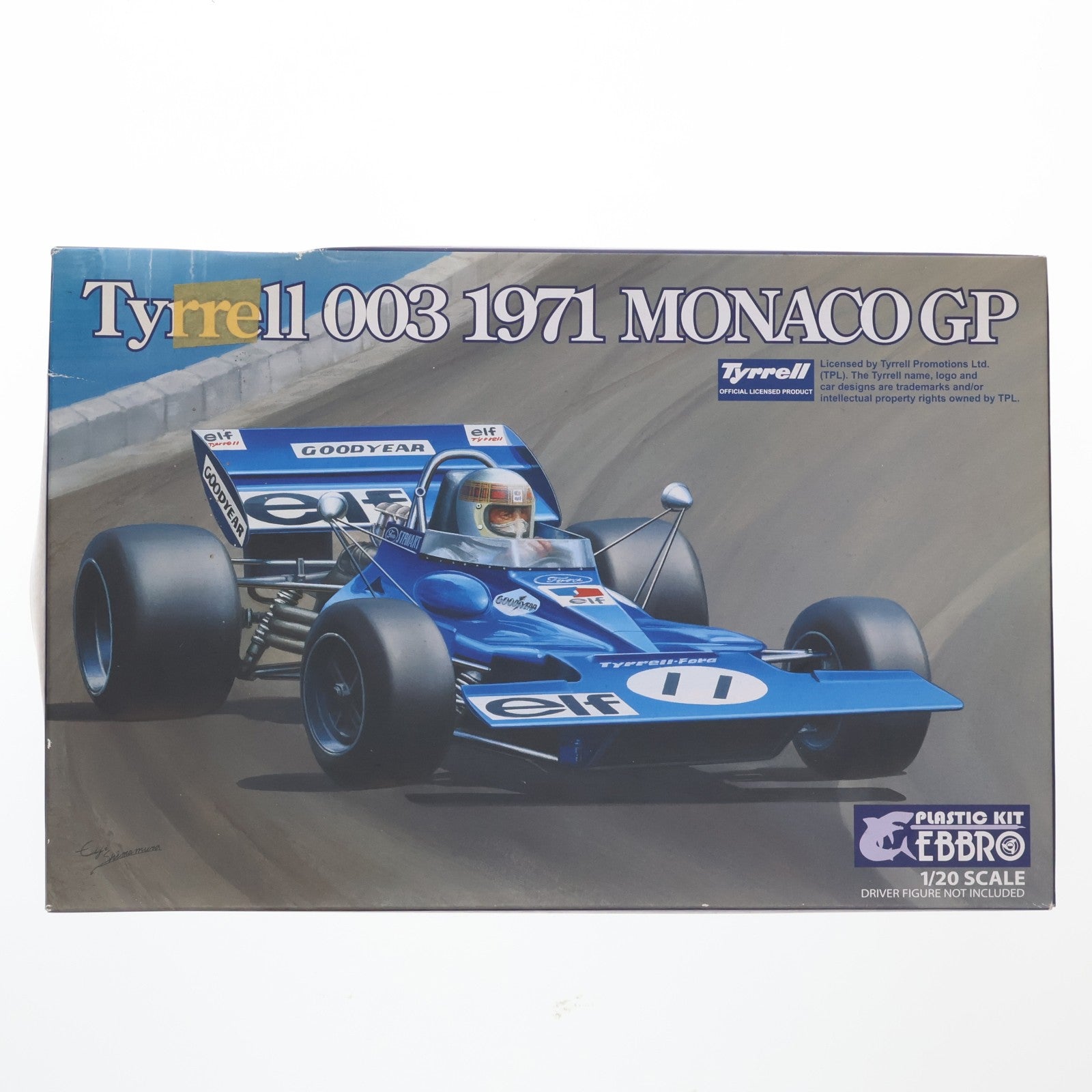 【中古即納】[PTM] 1/20 Tyrrell 003 Monaco GP 1971 プラモデル(20007) EBBRO(エブロ)(20141001)