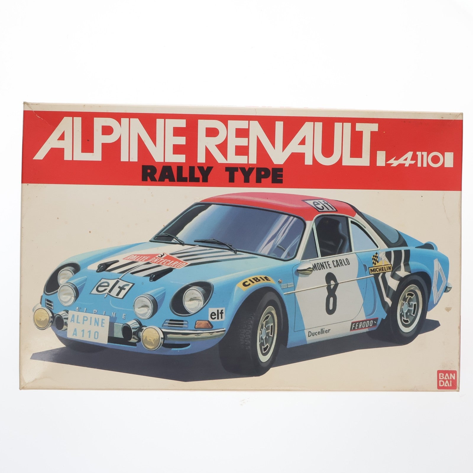 【中古即納】[PTM] ワールドカーシリーズ 1/20 アルピーヌ・ルノー A110 ラリータイプ プラモデル(0044200) バンダイ(20220328)