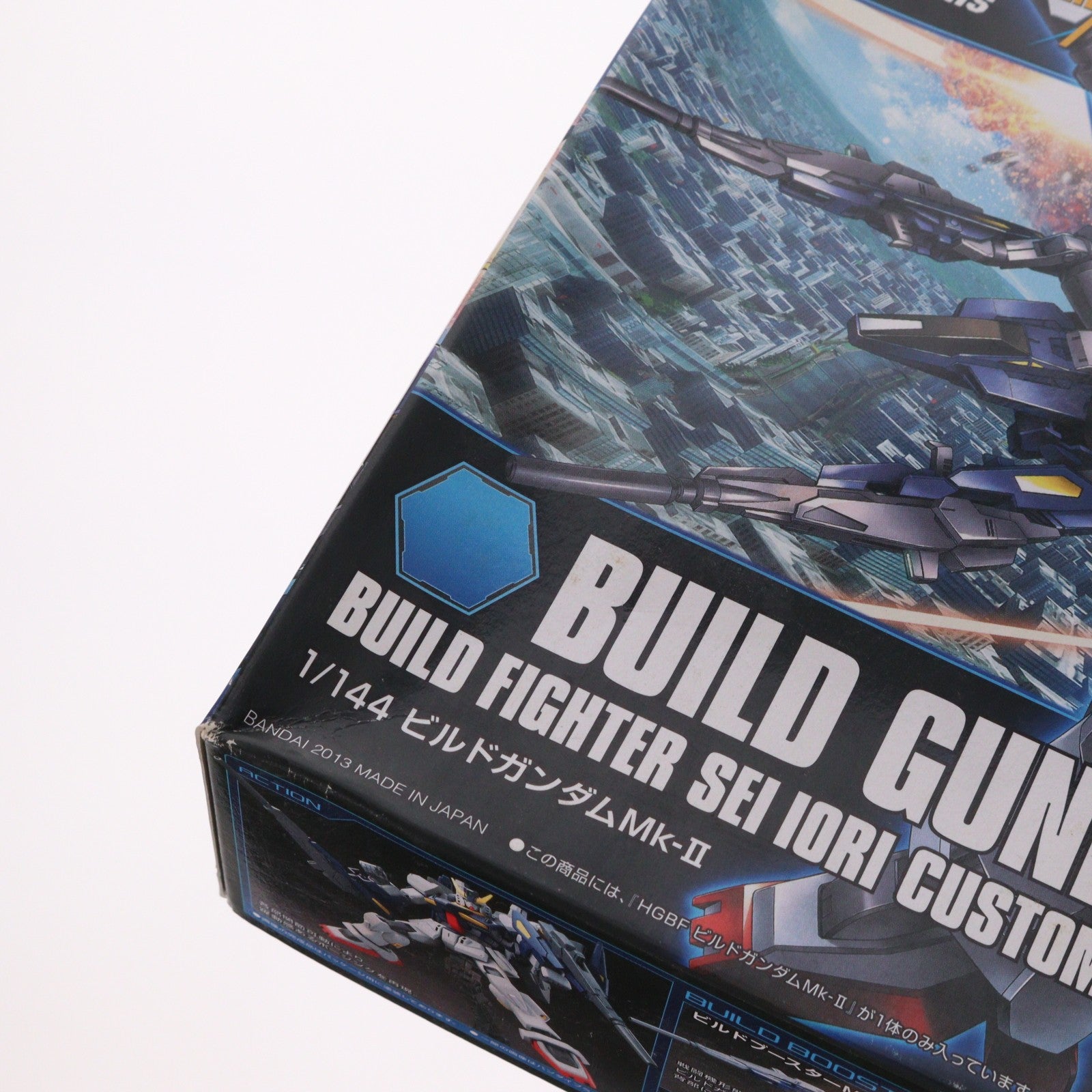 【中古即納】[PTM] HGBF 1/144 RX-178B ビルドガンダムMK-II ガンダムビルドファイターズ プラモデル(0185147) バンダイ(20190925)