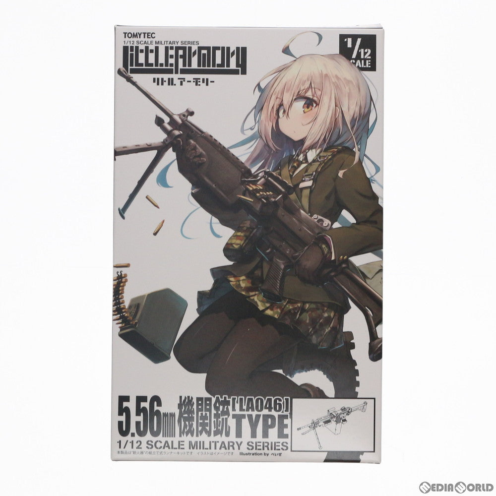【中古即納】[PTM] LittleArmory(リトルアーモリー) 1/12 LA046 5.56mm機関銃 プラモデル(291053) TOMYTEC(トミーテック)(20190324)