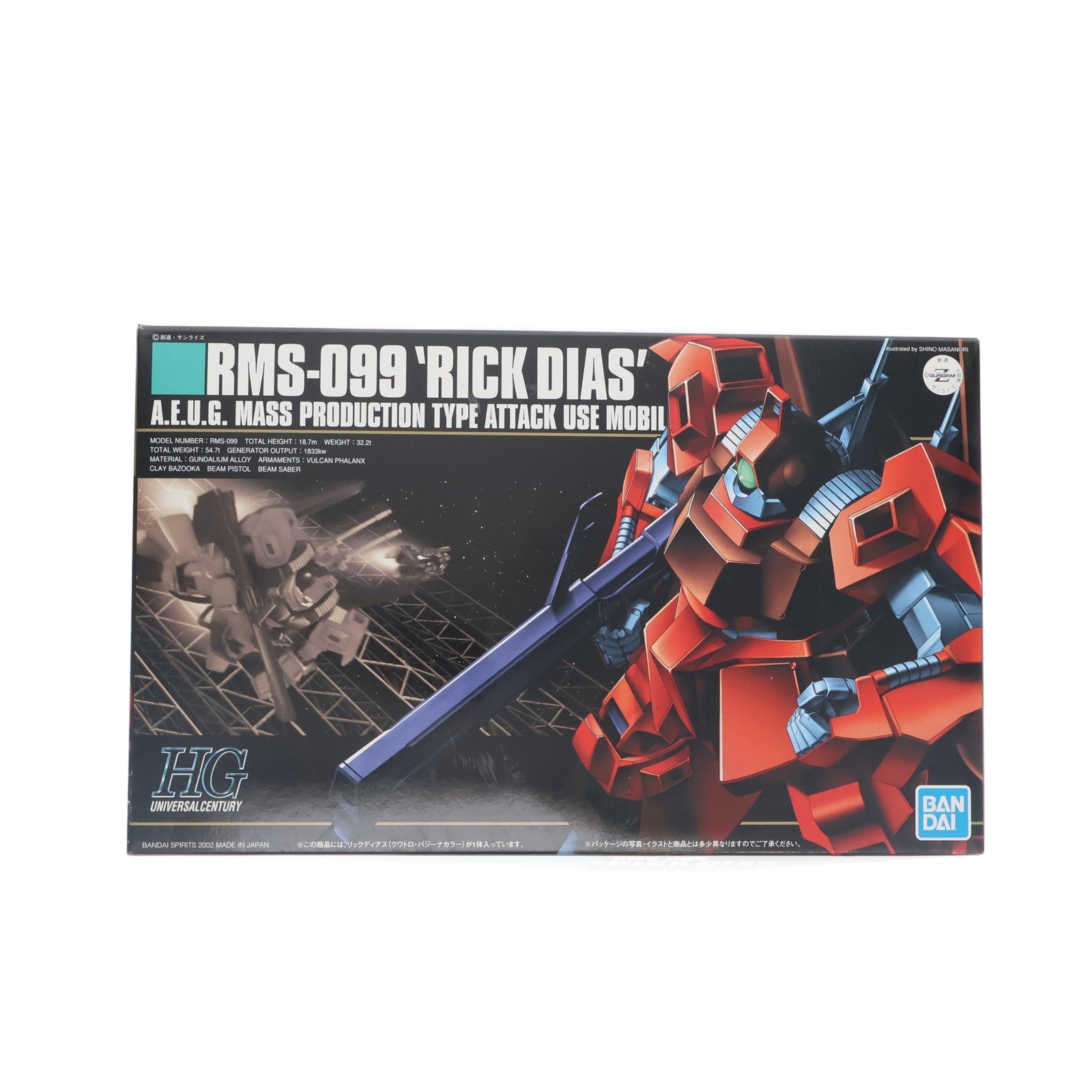 【中古即納】[PTM] HGUC 1/144 RMS-099 リックディアス(クワトロ・バジーナカラー) 機動戦士Zガンダム プラモデル バンダイスピリッツ(20190301)