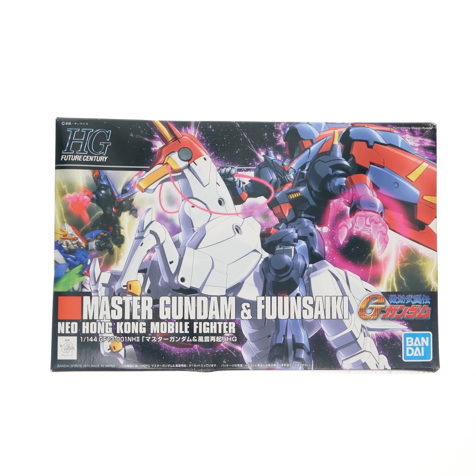 【中古即納】[PTM] (再々販) HGFC 1/144 GF13-001NHII マスターガンダム&風雲再起 機動武闘伝Gガンダム プラモデル(0170961) バンダイスピリッツ(20240926)