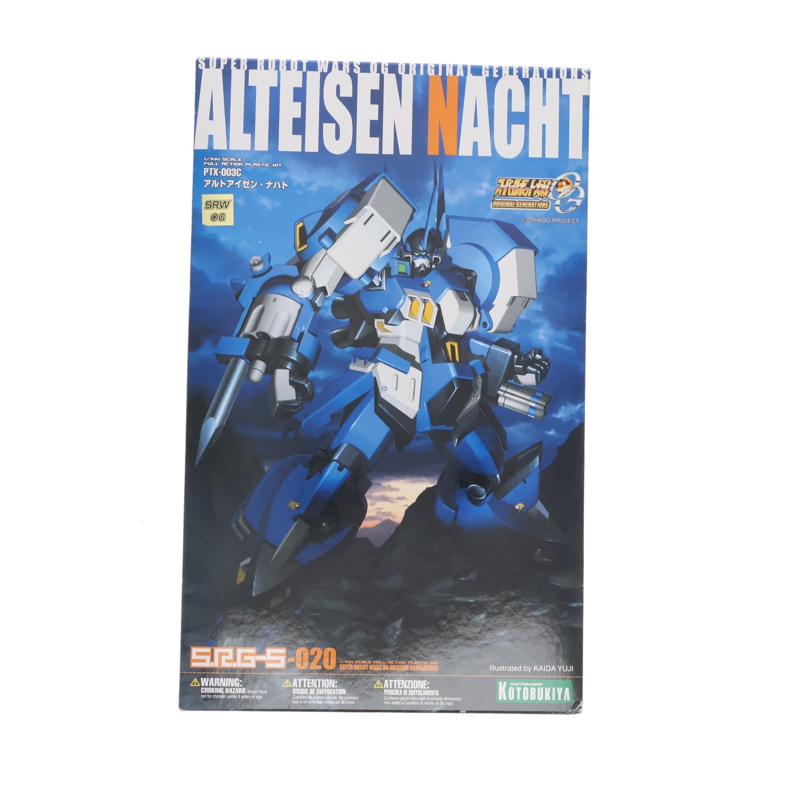 【中古即納】[PTM] S.R.G-S 020 1/144 PTX-003C アルトアイゼン・ナハト スーパーロボット大戦OG ORIGINAL GENERATIONS(オリジナルジェネレーションズ) プラモデル(KP-40) コトブキヤ(20071228)