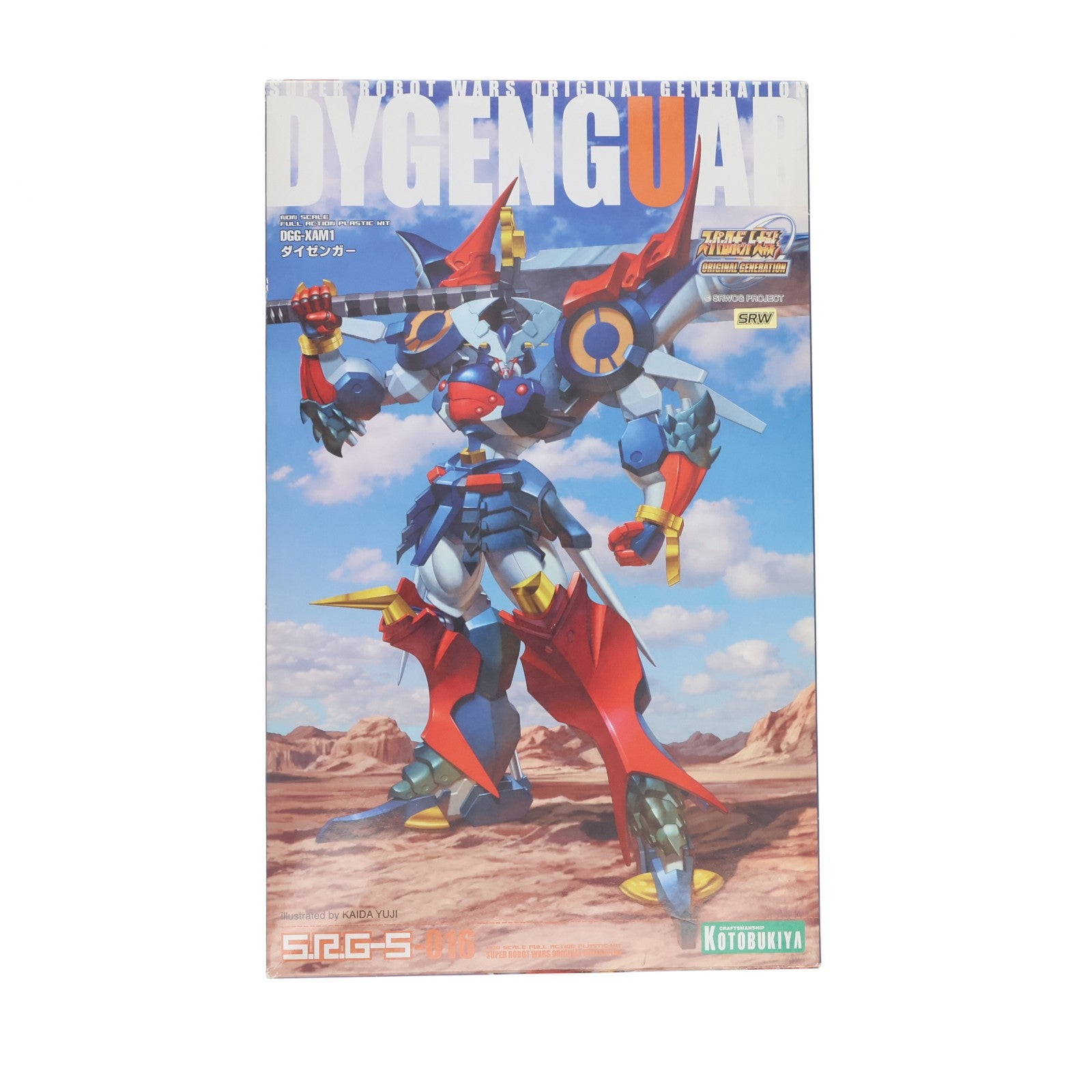 【中古即納】[PTM] S.R.G-S-016 DGG-XAM1 ダイゼンガー スーパーロボット大戦OG ORIGINAL GENERATIONS(オリジナルジェネレーションズ) プラモデル(KP-24) コトブキヤ(20070221)