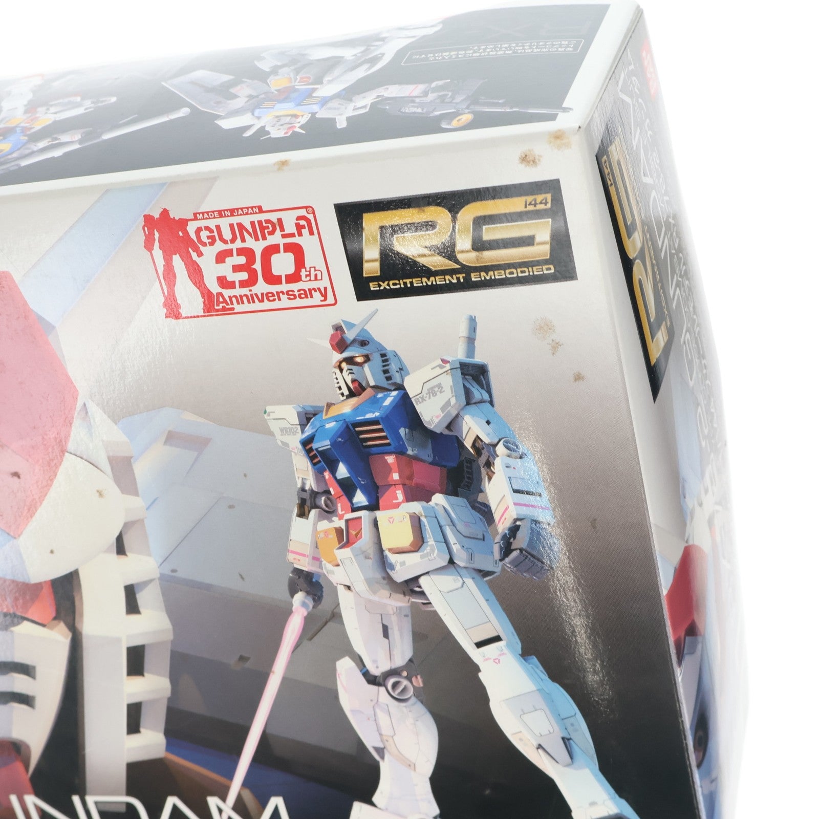 【中古即納】[PTM] (「ガンプラ30th」ロゴ有り) RG 1/144 RX-78-2 ガンダム 機動戦士ガンダム プラモデル バンダイ(20100724)