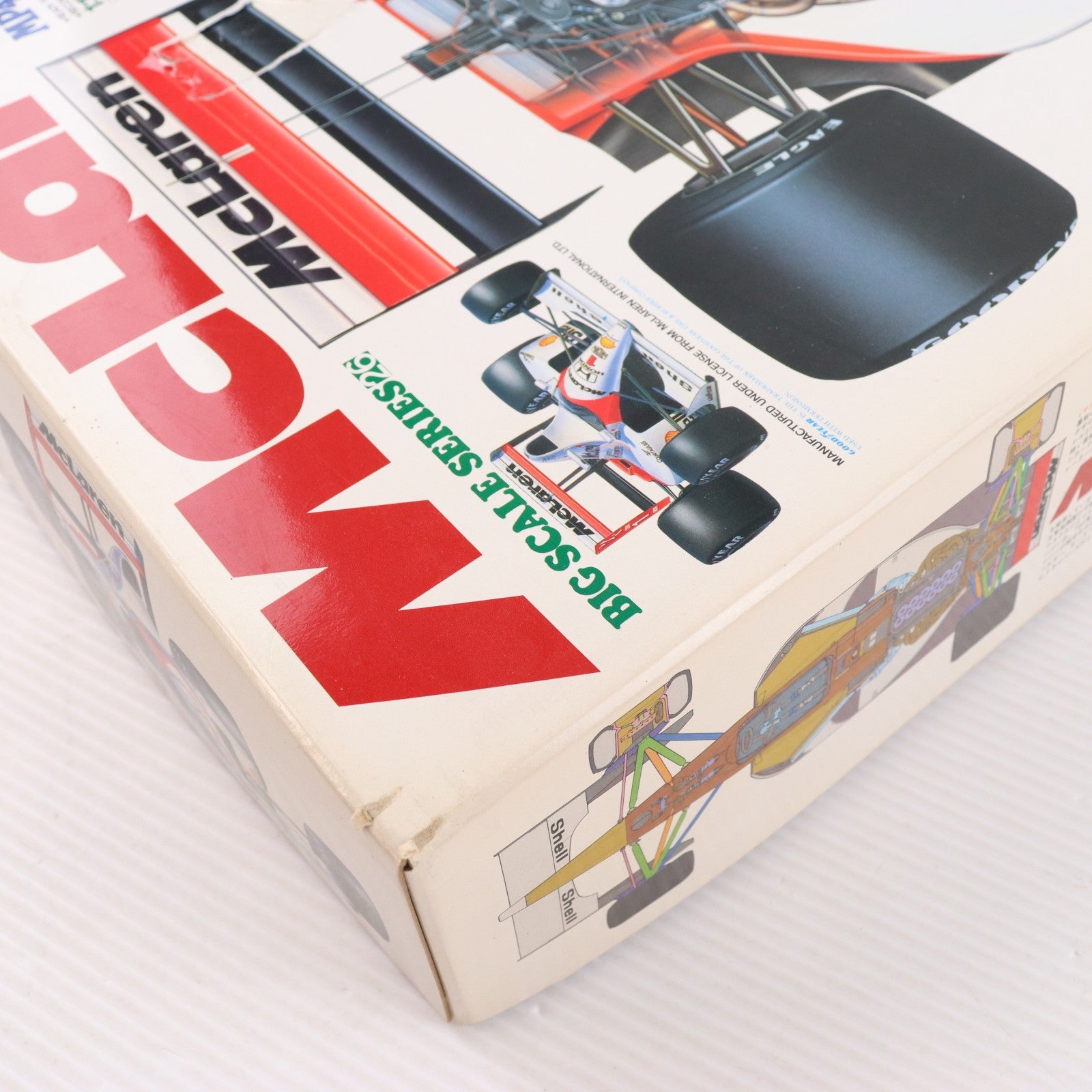 【中古即納】[PTM] ビッグスケールシリーズ No.26 1/12 ホンダ マクラーレン MP4/6 ディスプレイモデル プラモデル(12028) タミヤ(19991231)