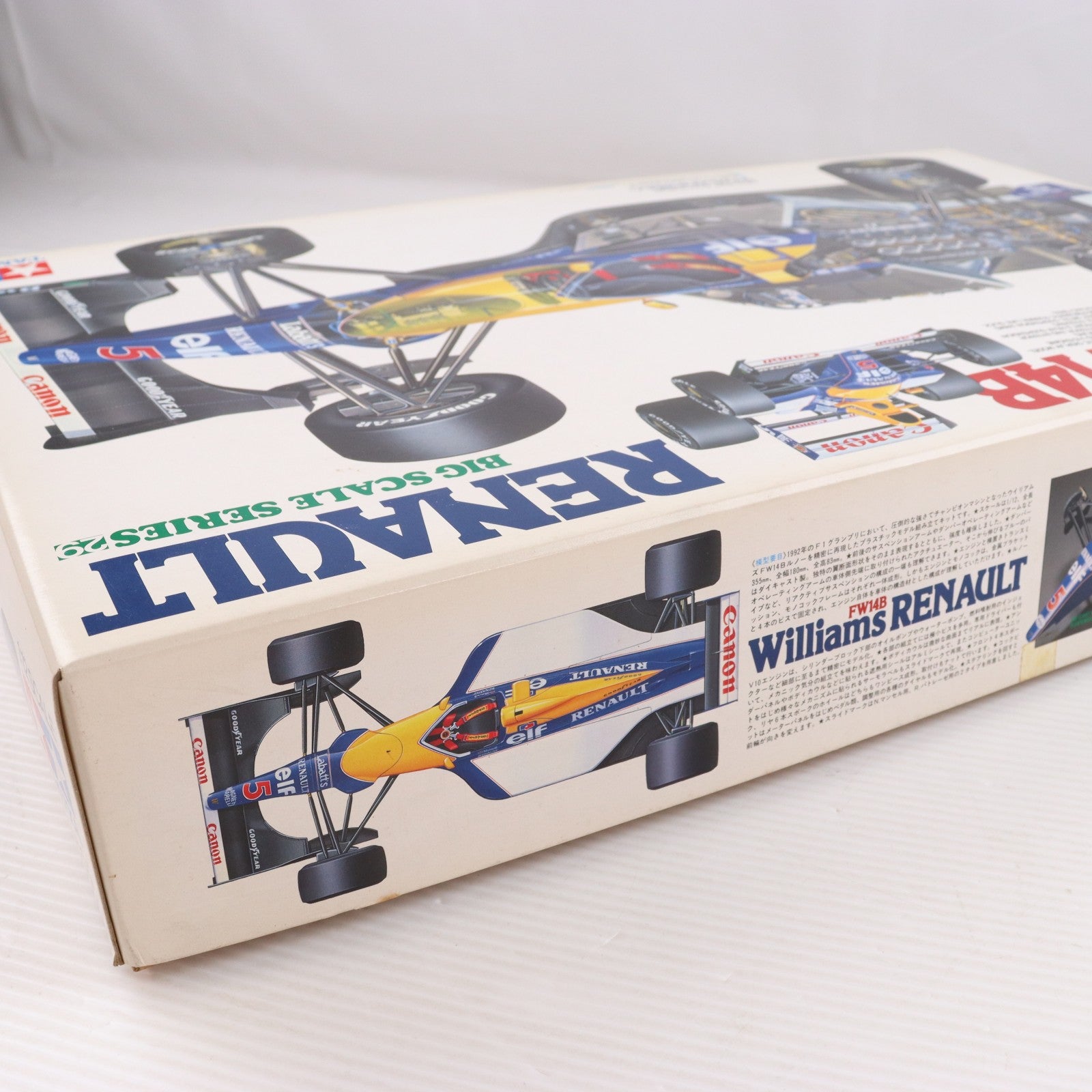 【中古即納】[PTM] ビッグスケールシリーズ No.29 1/12 ウィリアムズ FW14B ルノー ディスプレイモデル プラモデル(12029) タミヤ(20111007)