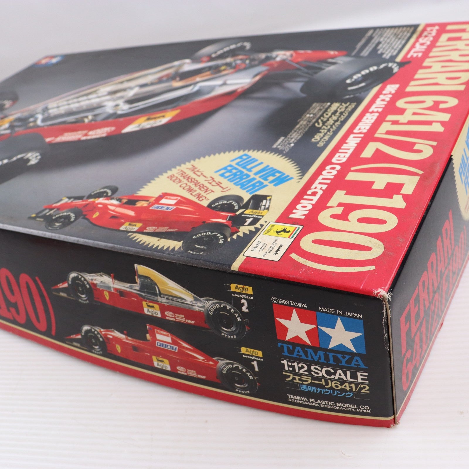 【中古即納】[PTM] ビッグスケールシリーズ No.30 1/12 フルビュー フェラーリ 641/2(F190) 透明カウリング ディスプレイモデル プラモデル(12030) タミヤ(19991231)