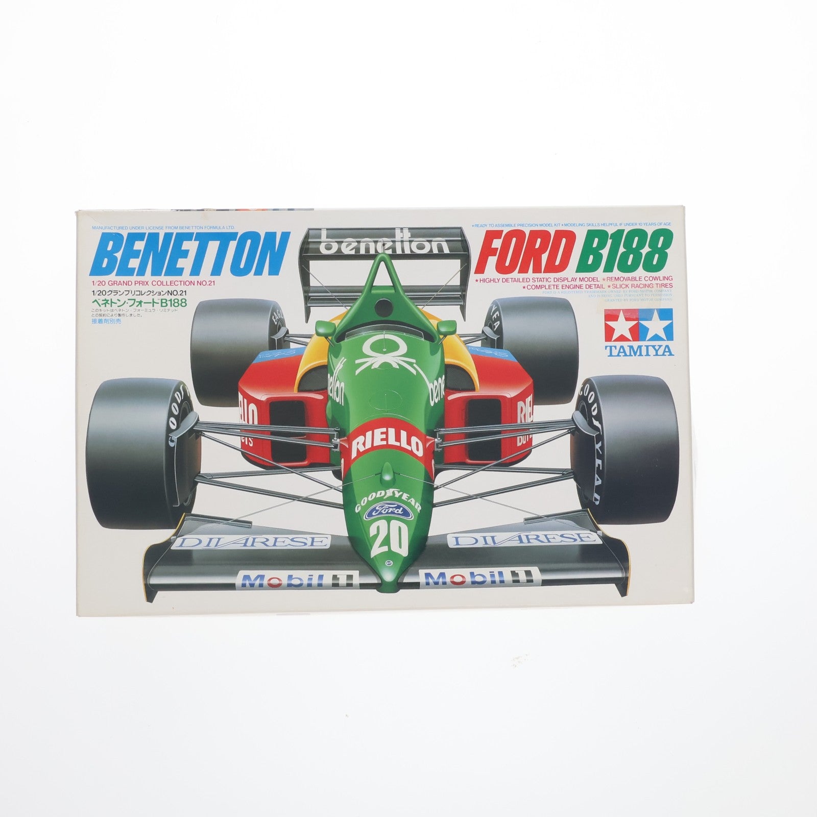 【中古即納】[PTM] グランプリコレクション No.21 1/20 ベネトン・フォード B188 定価1500円版 ディスプレイモデル プラモデル(20021) タミヤ(19991231)