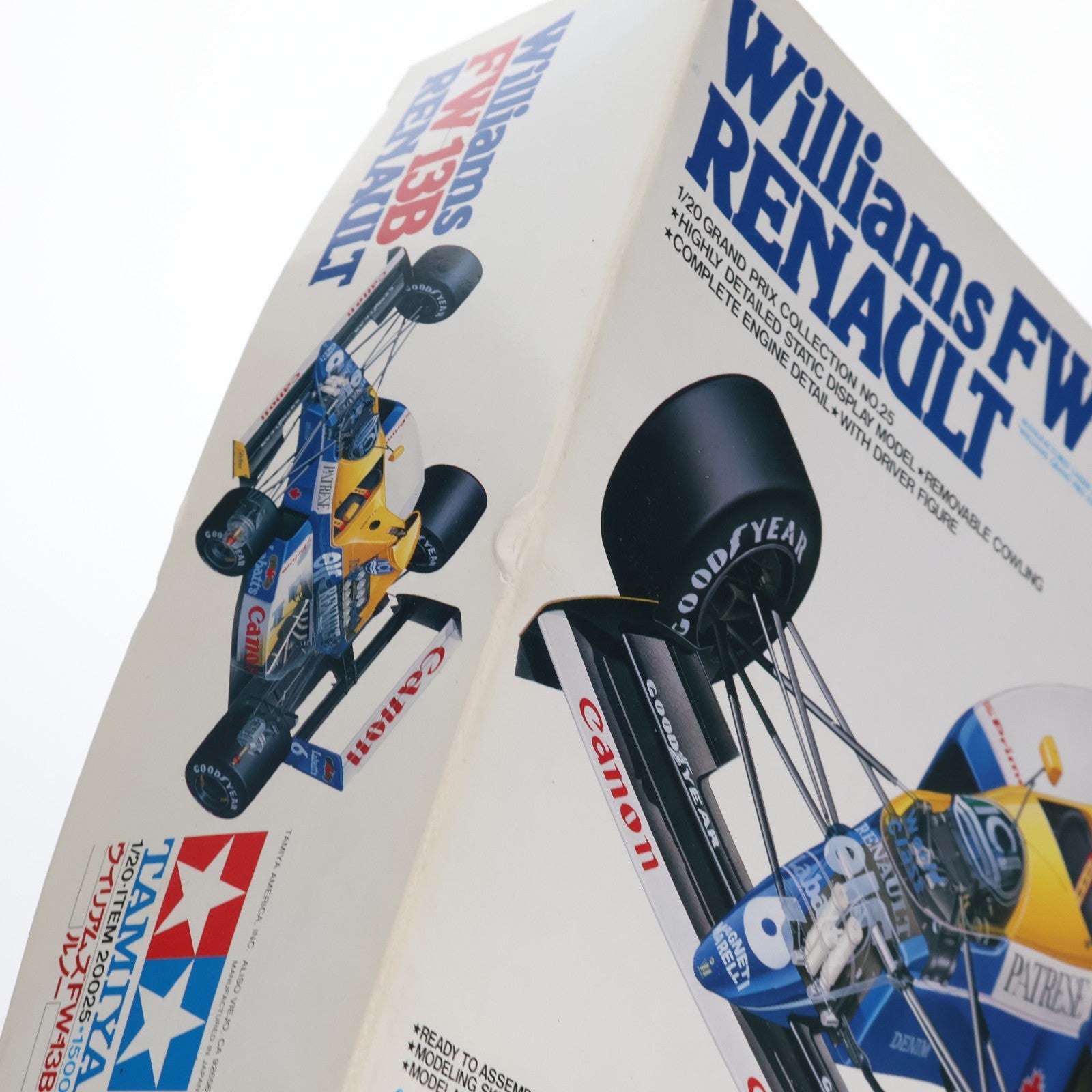 【中古即納】[PTM] グランプリコレクション No.25 1/20 ウィリアムズ FW13B ルノー ディスプレイモデル 定価1500円版 プラモデル(20025) タミヤ(19991231)