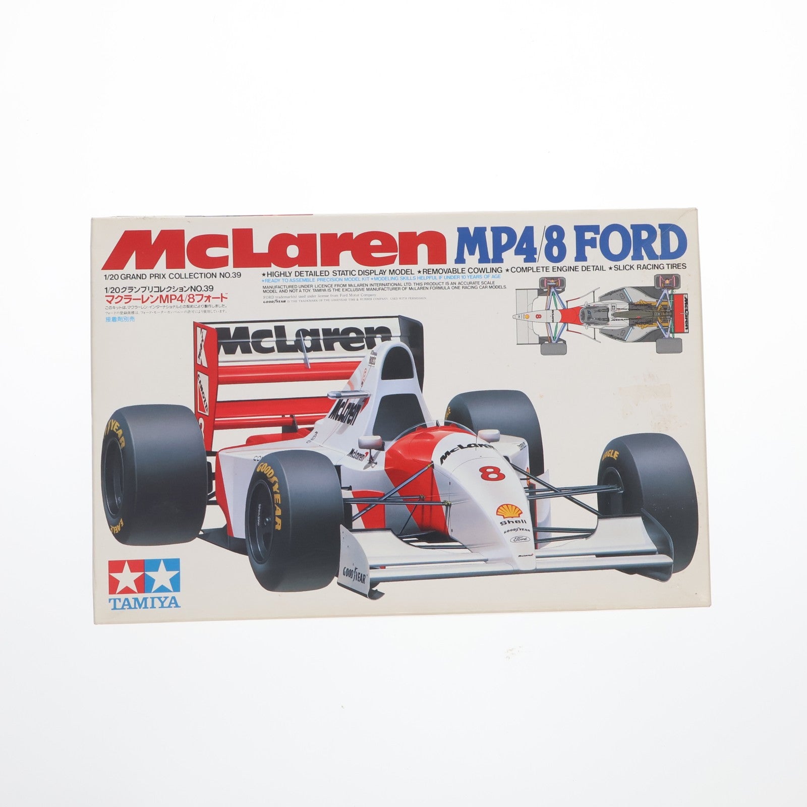 【中古即納】[PTM] グランプリコレクション No.39 1/20 マクラーレン MP4/8フォード プラモデル(20039) タミヤ(19991231)
