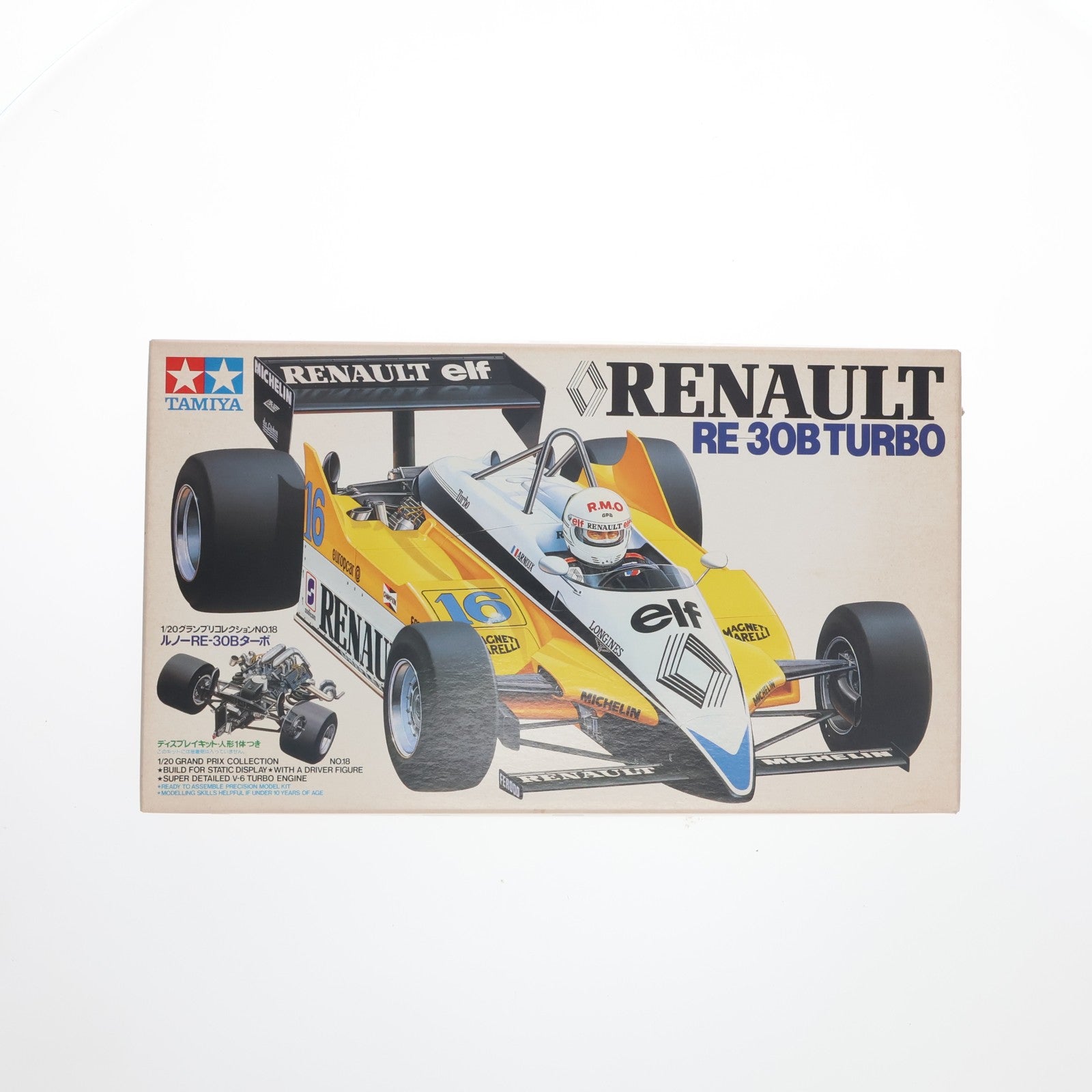 【中古即納】[PTM] グランプリコレクション No.18 1/20 ルノー RE-30B ターボ ディスプレイモデル プラモデル(20018) タミヤ(19991231)