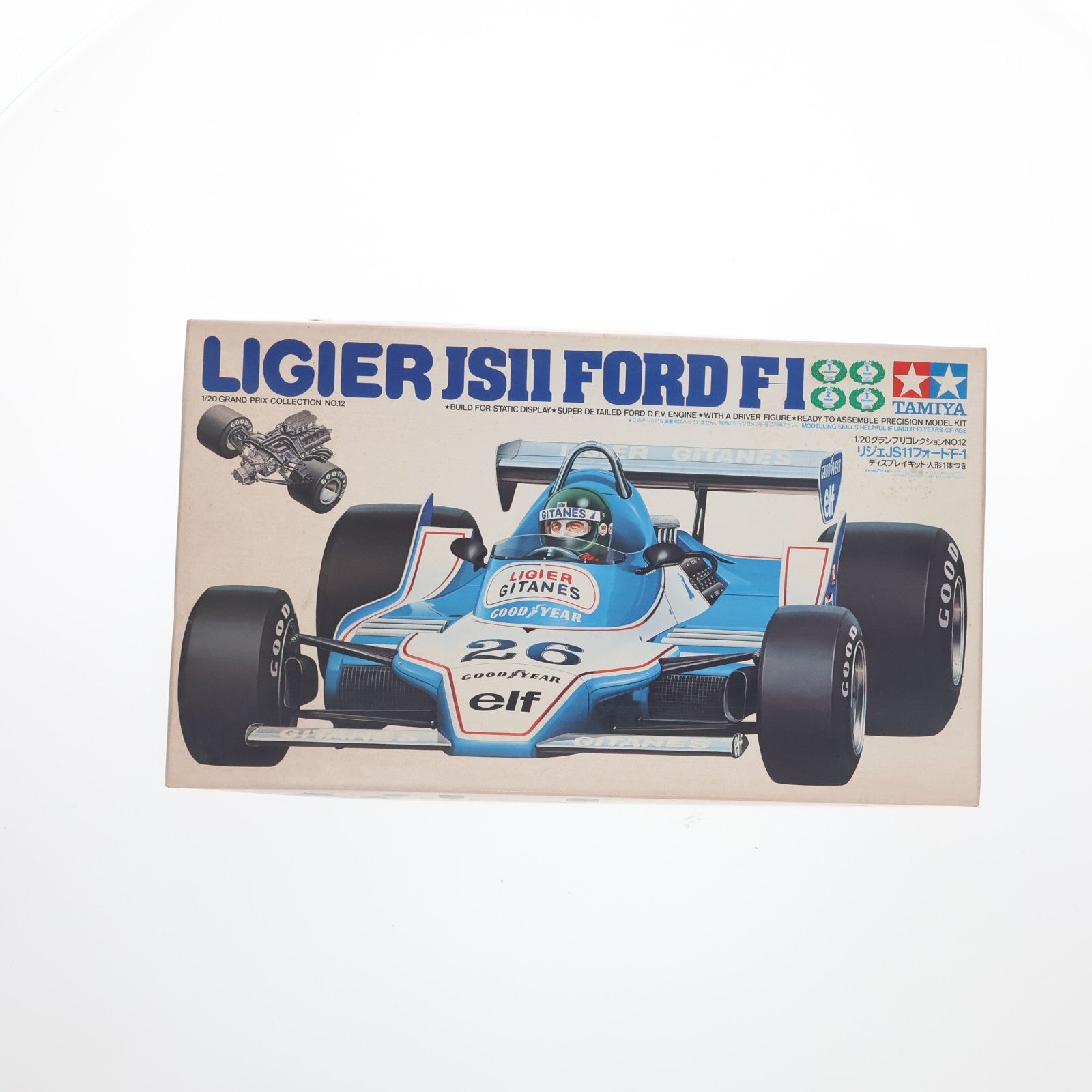 【中古即納】[PTM] グランプリコレクション No.12 1/20 リジェ JS11 フォード F-1 ディスプレイモデル プラモデル(20012) タミヤ(19991231)