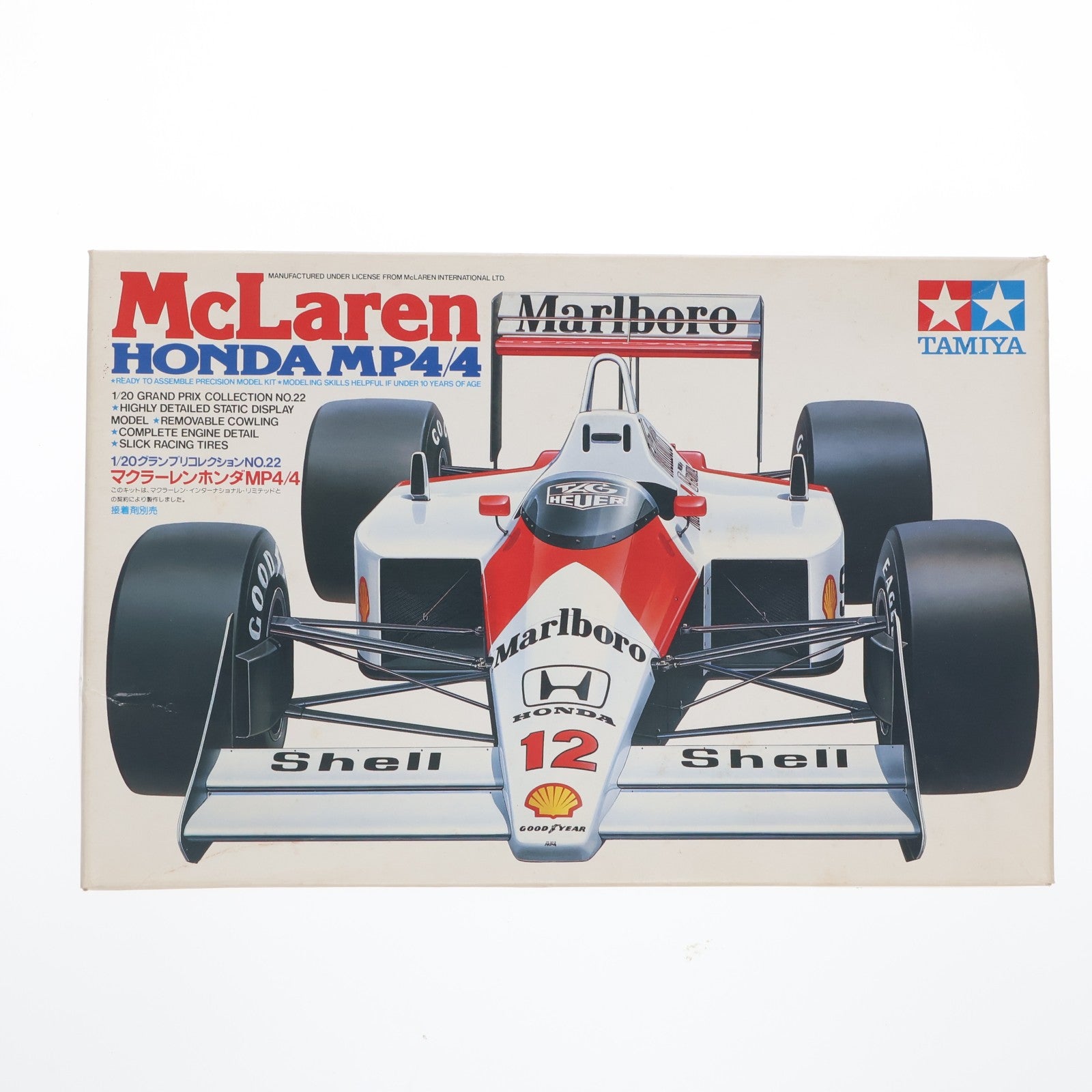 【中古即納】[PTM] グランプリコレクション No.22 1/20 マクラーレン ホンダ MP4/4 マールボロVer. 定価1500円版 ディスプレイモデル プラモデル(20022) タミヤ(19991231)