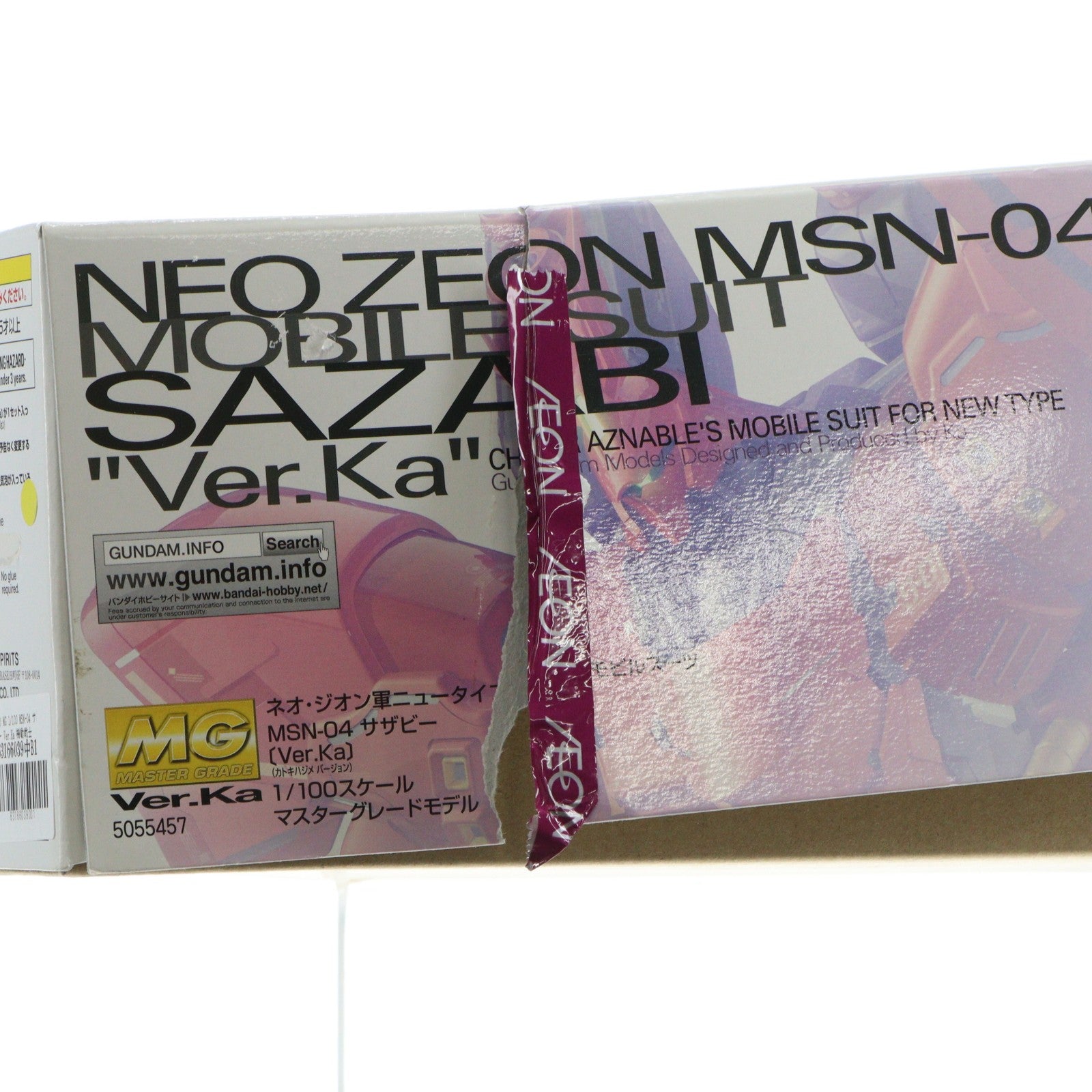 【中古即納】[PTM] (再販) MG 1/100 MSN-04 サザビー Ver.Ka 機動戦士ガンダム 逆襲のシャア プラモデル(5055457) バンダイスピリッツ(20260121)