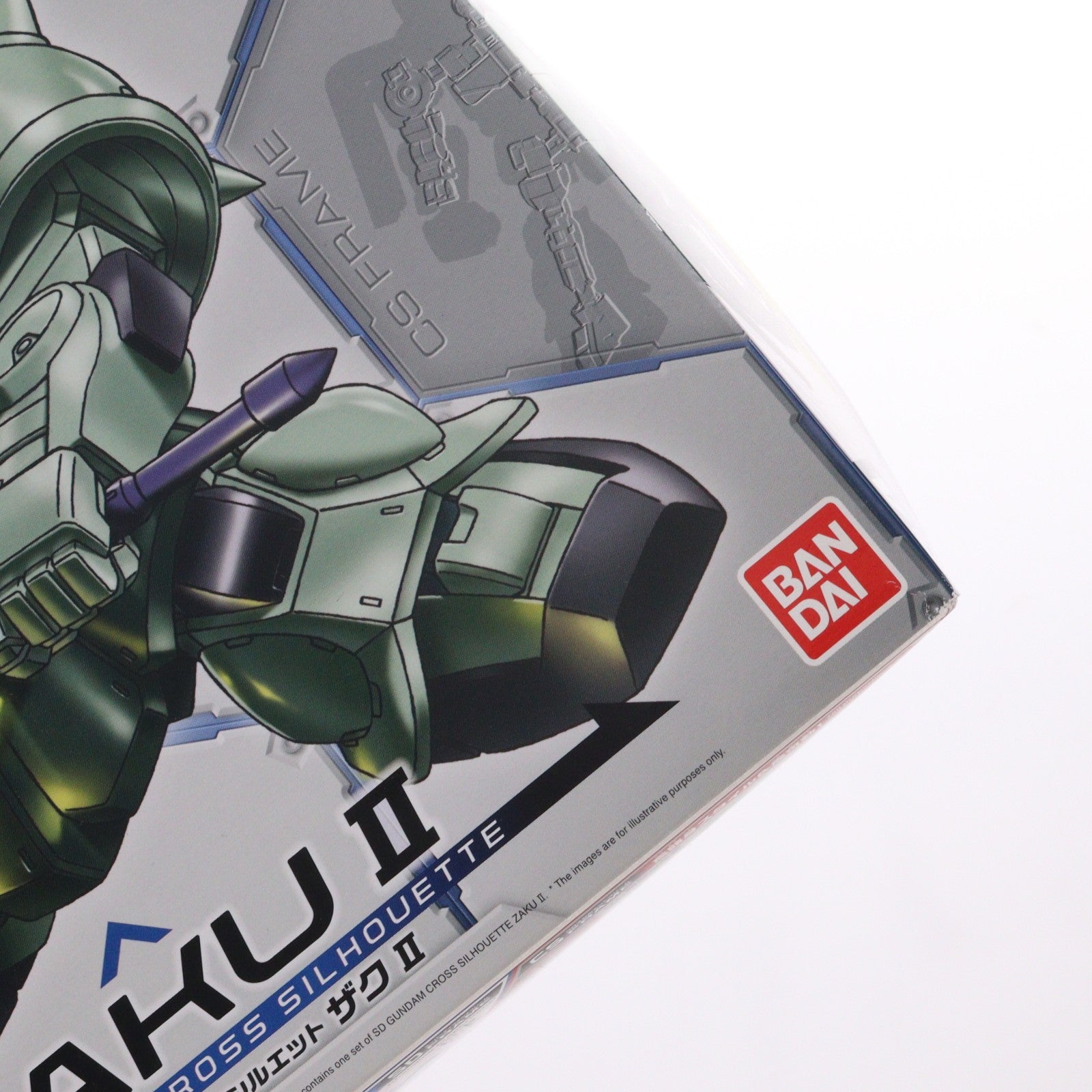 【中古即納】[PTM] SDガンダム クロスシルエット MS-06F ザクII 機動戦士ガンダム プラモデル(0230353) バンダイ(20180721)