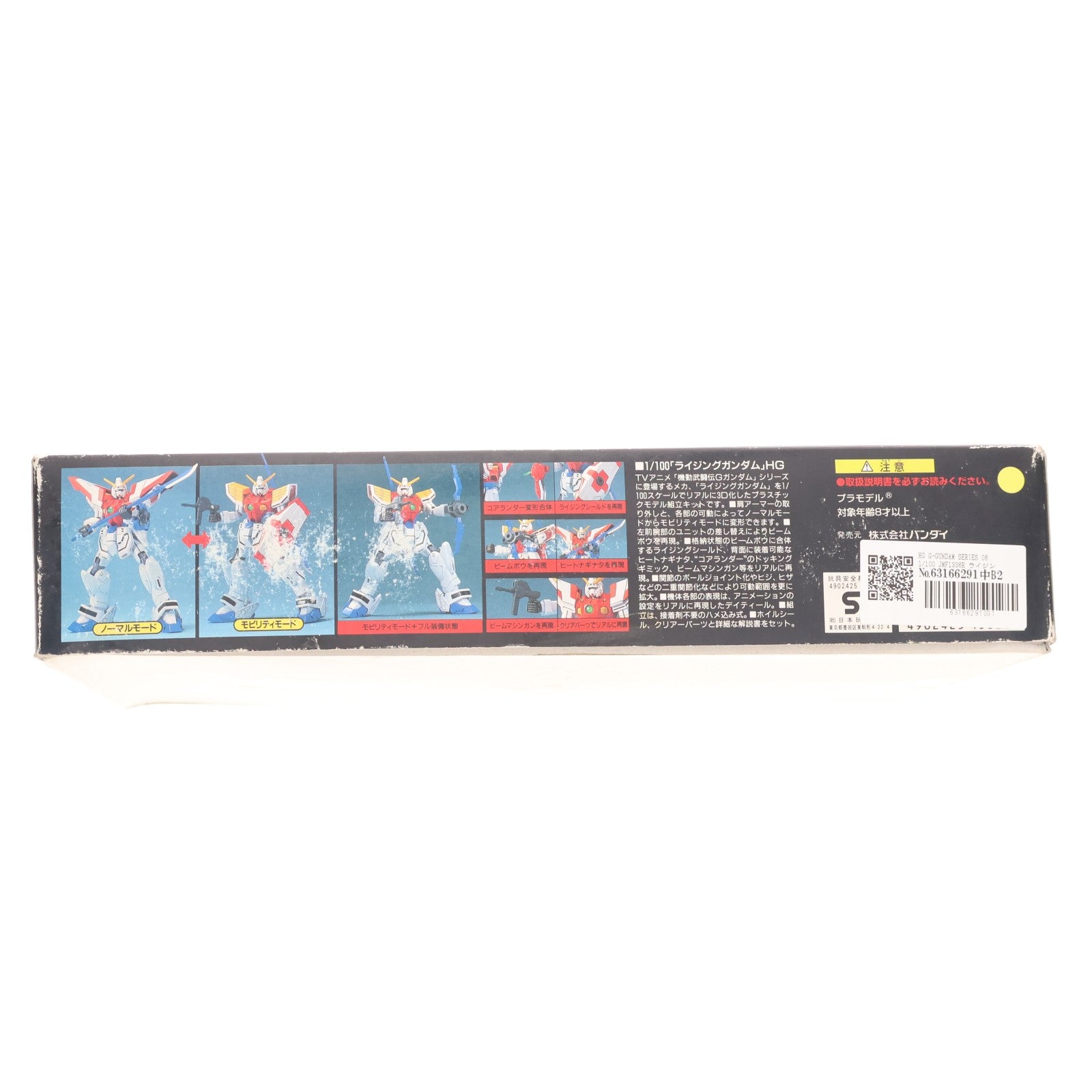 【中古即納】[PTM] HG G-GUNDAM SERIES 06 1/100 JMF1336R ライジングガンダム 機動武闘伝Gガンダム プラモデル(0045826) バンダイ(19991231)