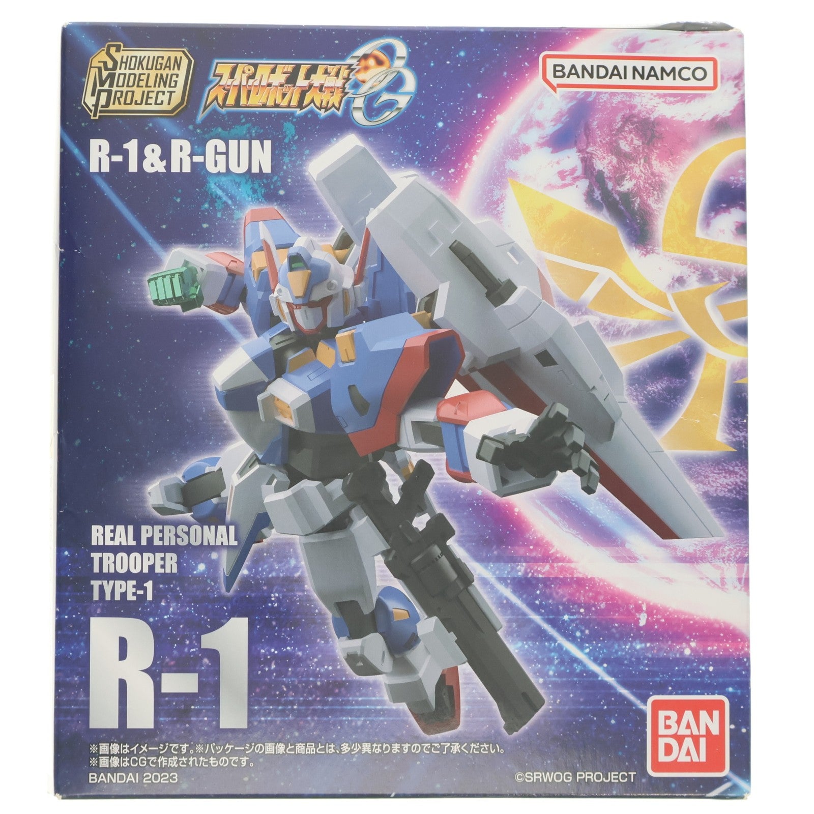 【中古即納】[PTM] (単品)(食玩) R-1 SMP[SHOKUGAN MODELING PROJECT] R-1&R-GUN スーパーロボット大戦OG プラモデル バンダイ(20230123)