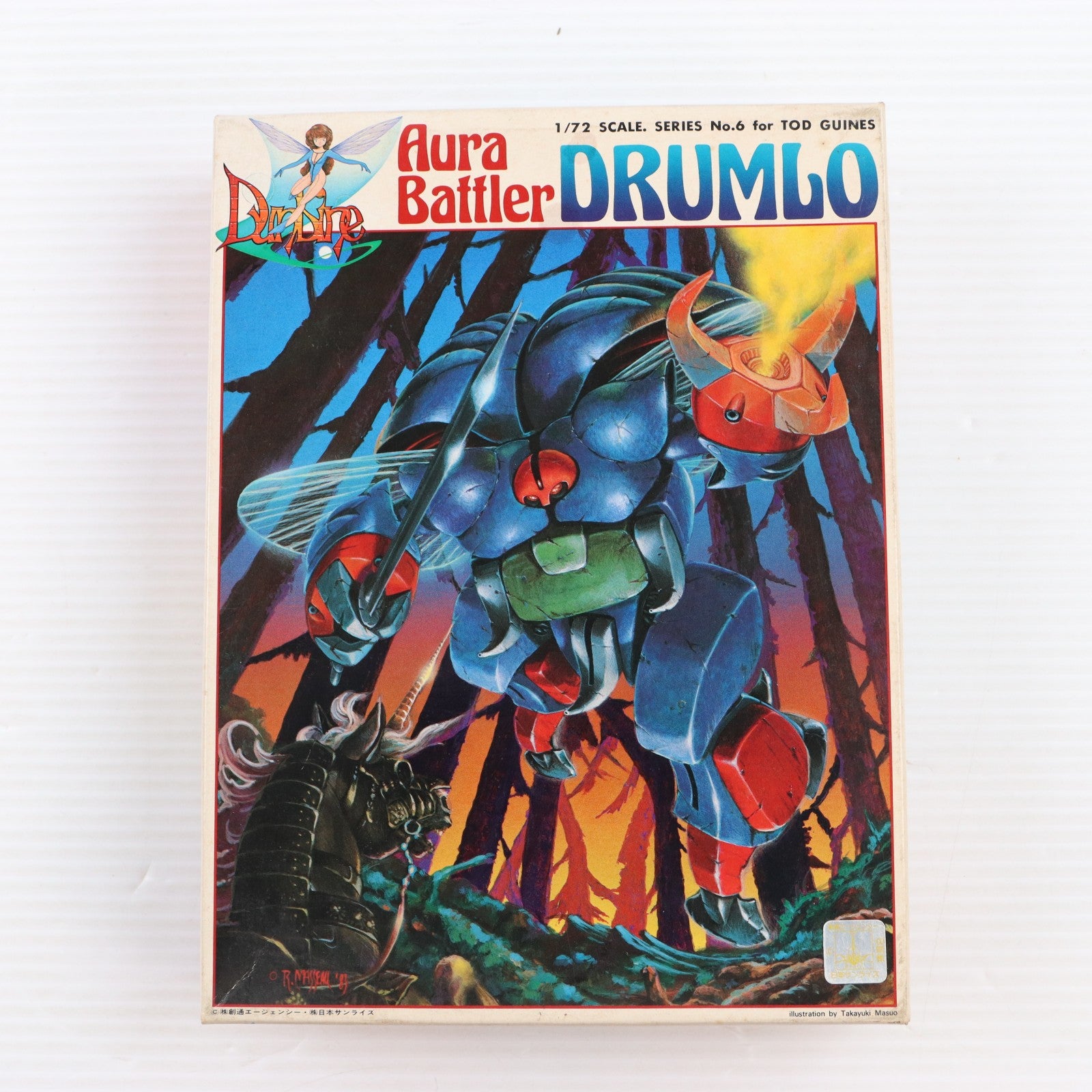 【中古即納】[PTM] (JAN無し版) 1/72 オーラバトラー ドラムロ トッド・ギネス用 聖戦士ダンバイン シリーズNo.6 プラモデル(0501109) バンダイ(19991231)