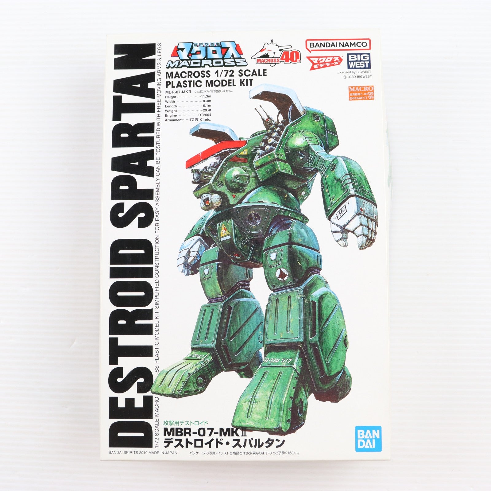 【中古即納】[PTM] 1/72 攻撃用デストロイド スパルタン 超時空要塞マクロス シリーズ プラモデル(5061230) バンダイスピリッツ(20210125)