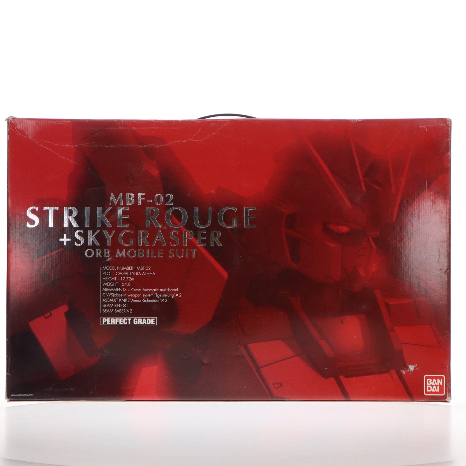 【中古即納】[PTM] PG 1/60 MBF-02 ストライクルージュ+スカイグラスパー 機動戦士ガンダムSEED(シード) プラモデル(0138257) バンダイ(20050827)