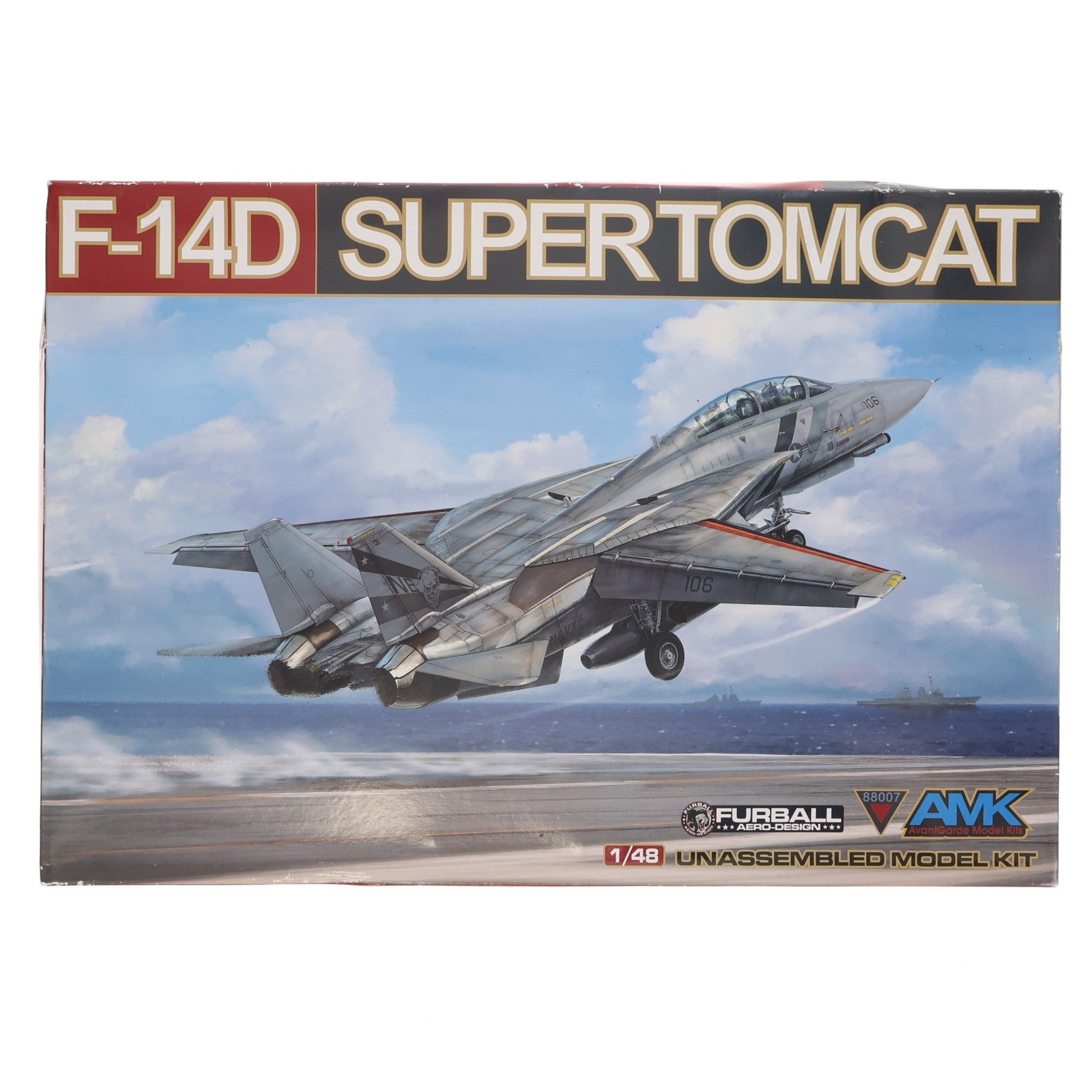 【中古即納】[PTM] 1/48 F-14D スーパートムキャット プラモデル(AGM88007) アバンギャルドモデル(20191228)