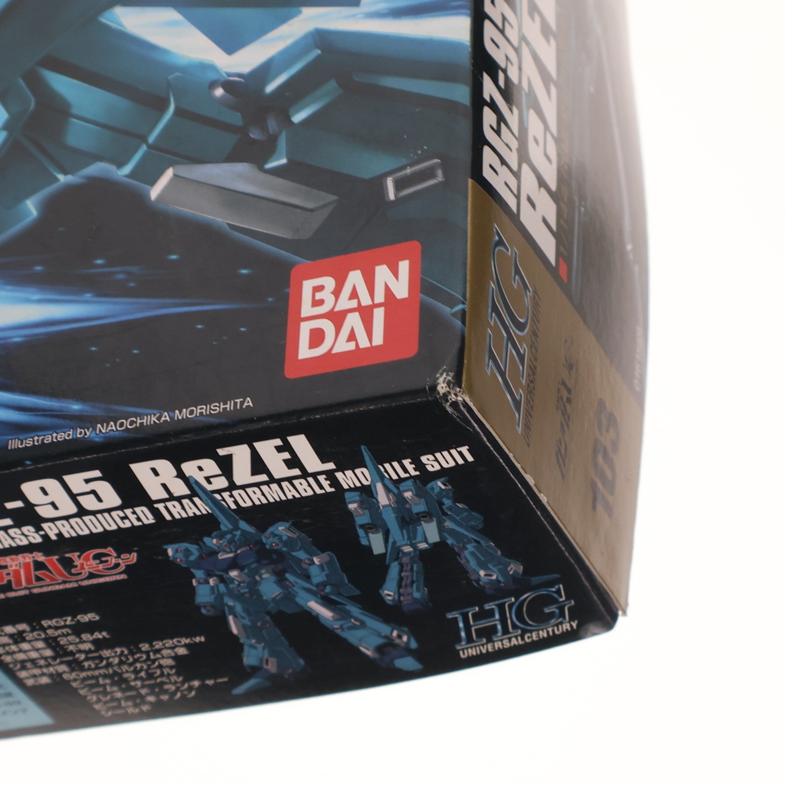 【中古即納】[PTM] HGUC 1/144 RGZ-95 リゼル 機動戦士ガンダムUC(ユニコーン) プラモデル(0161569) バンダイ(20180411)