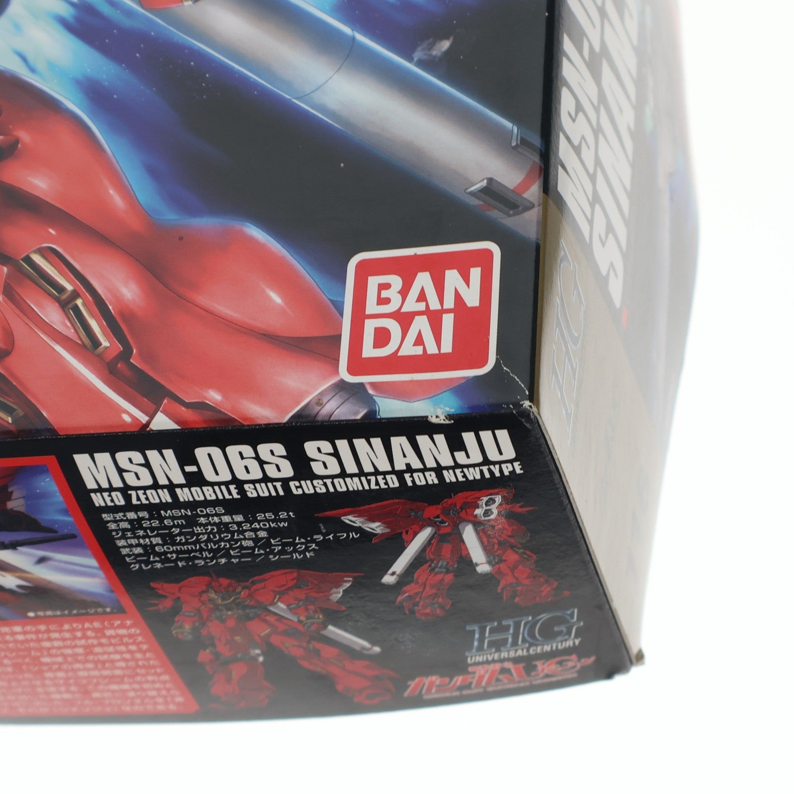 【中古即納】[PTM] HGUC 1/144 MSN-06S シナンジュ 機動戦士ガンダムUC(ユニコーン) シリーズ No.116 プラモデル(0165297) バンダイ(20170610)