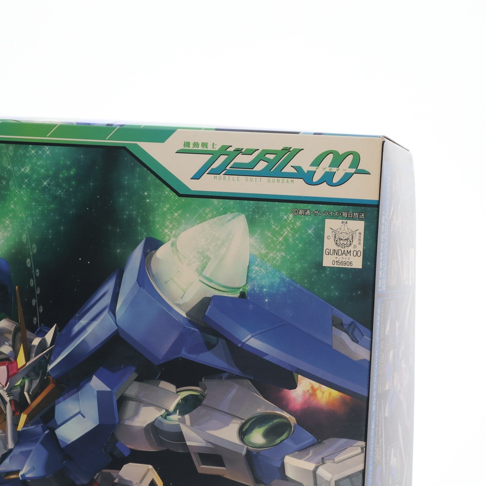 【中古即納】[PTM] 1/100 GN-0000 ダブルオーガンダム 機動戦士ガンダム00(ダブルオー) プラモデル(156906) バンダイ(20081121)